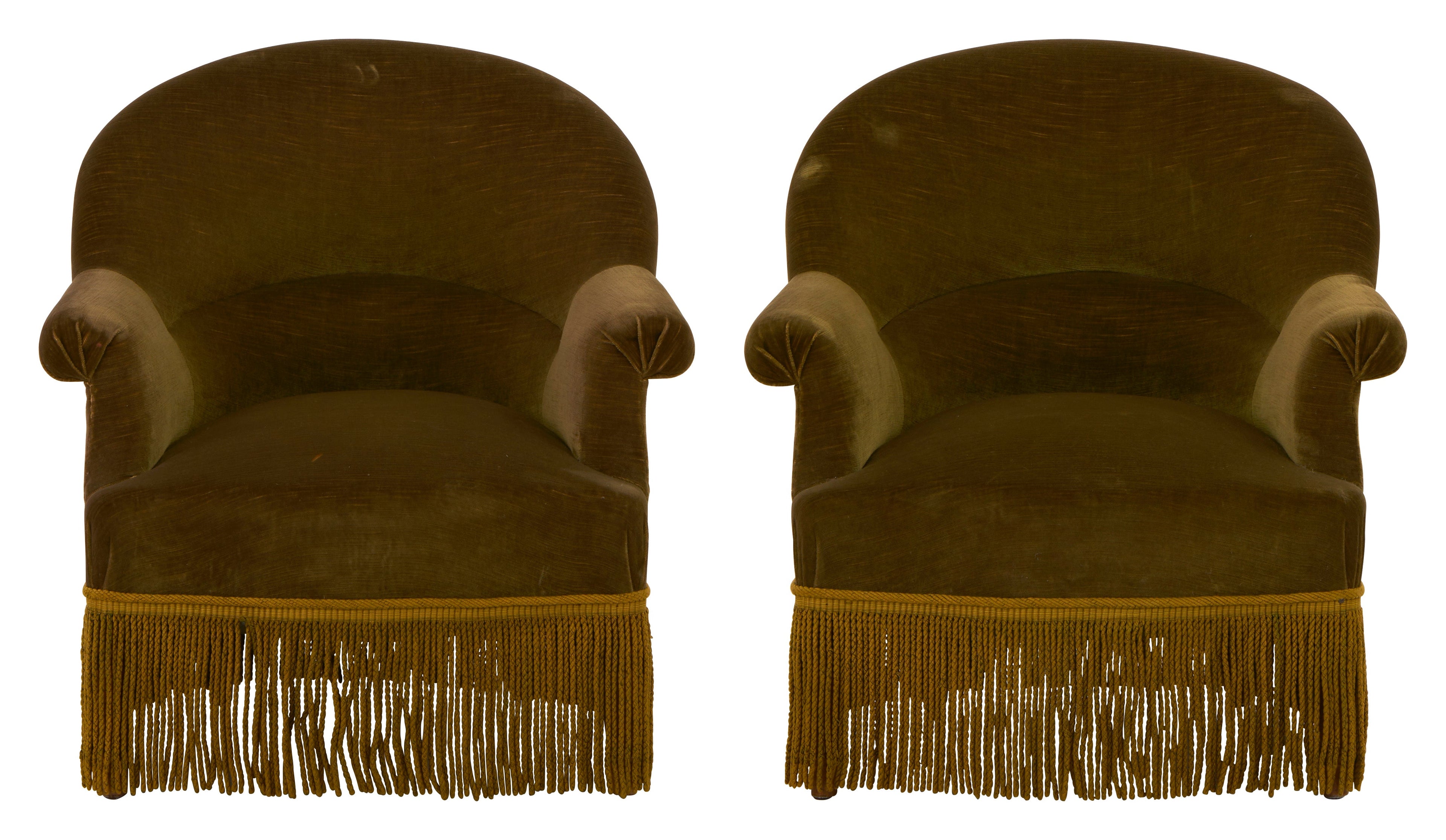 Jayson Home - Antique Napoleon III Velvet Chair