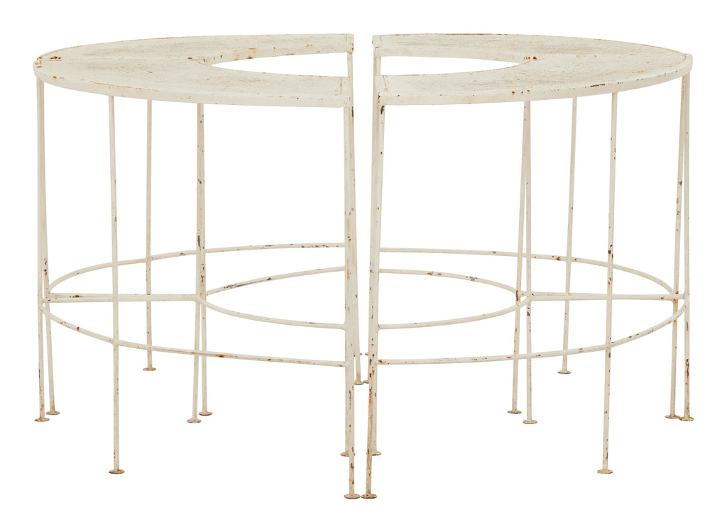Jayson Home - Vintage Curved Metal Table - set of 2