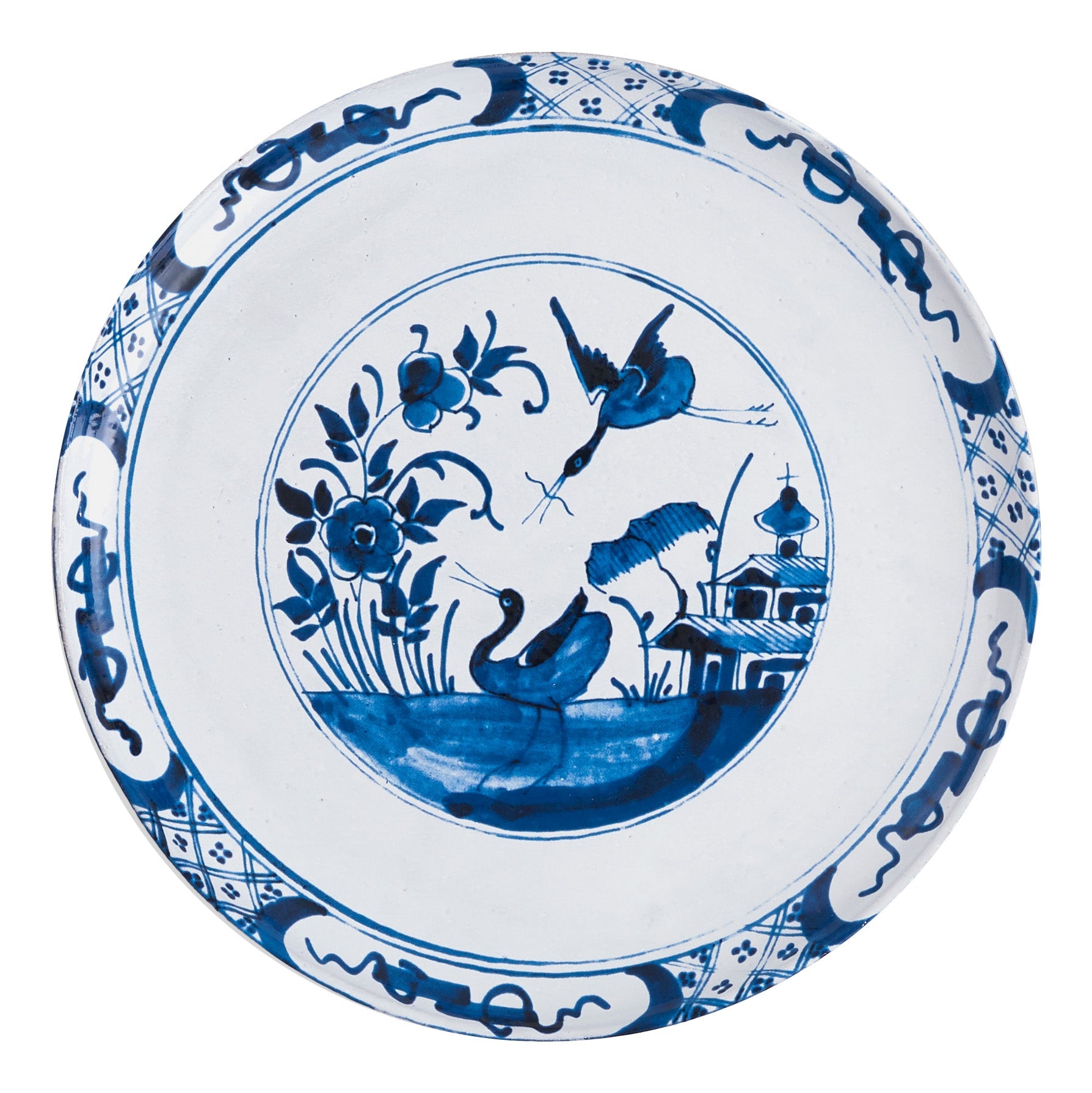 Jayson Home - Astier de Villatte Heron Dinner Plate