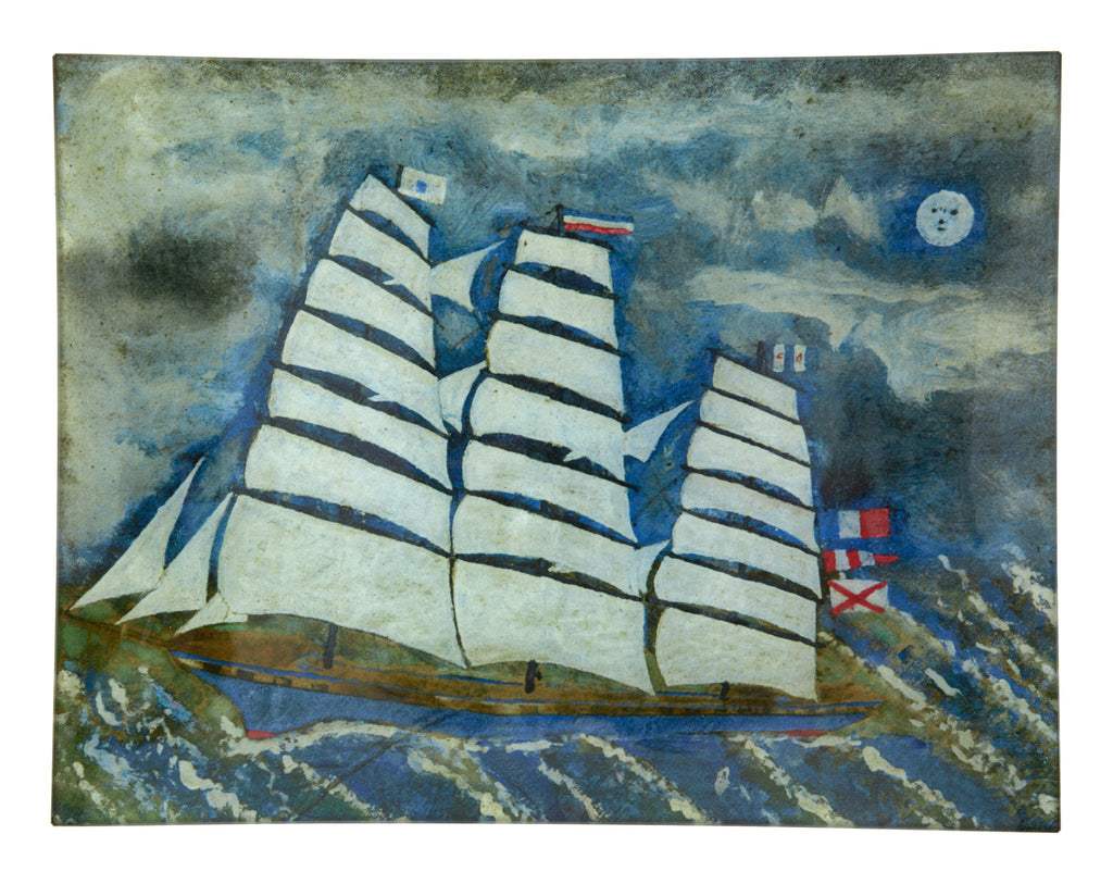 Jayson Home - French Sailboat at Night Tray