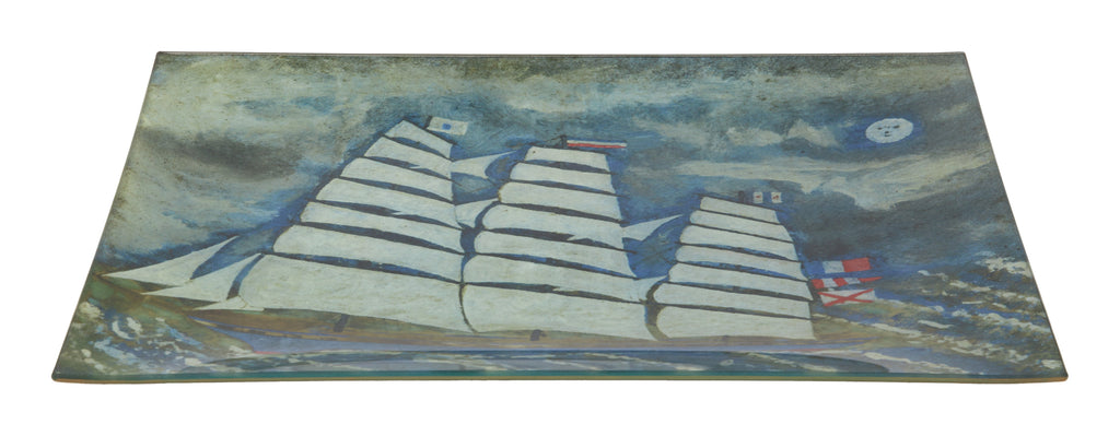 Jayson Home - French Sailboat at Night Tray
