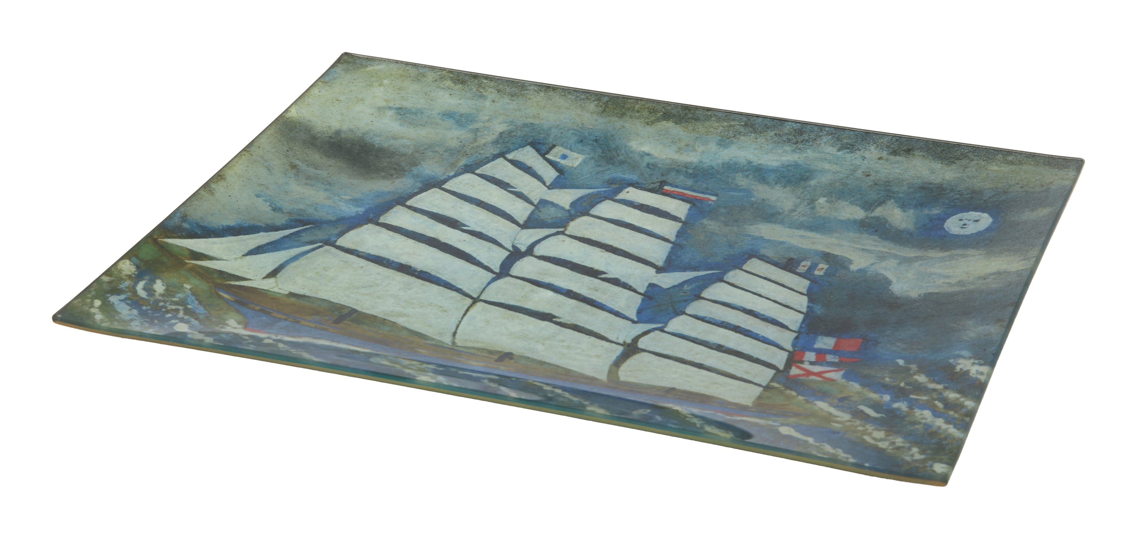 Jayson Home - French Sailboat at Night Tray