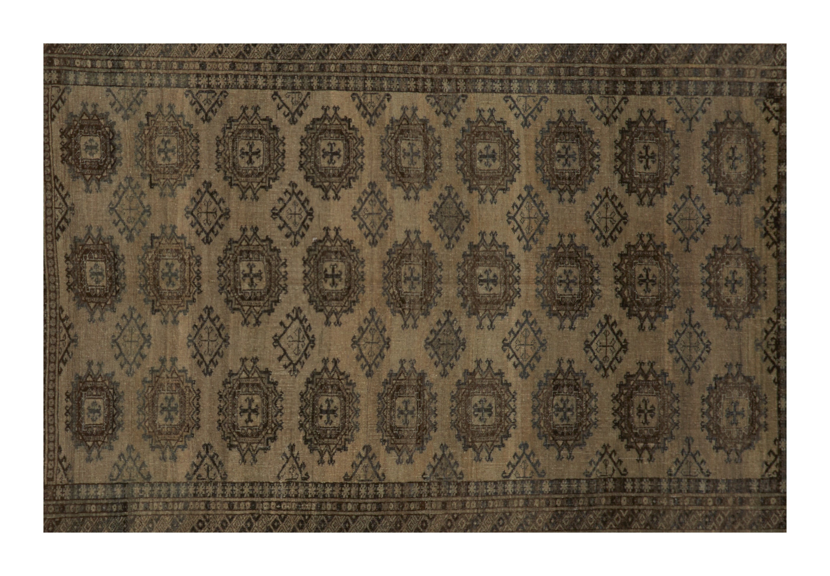 Jayson Home - Vintage Afghan Rug - 8'9" x 6'9"