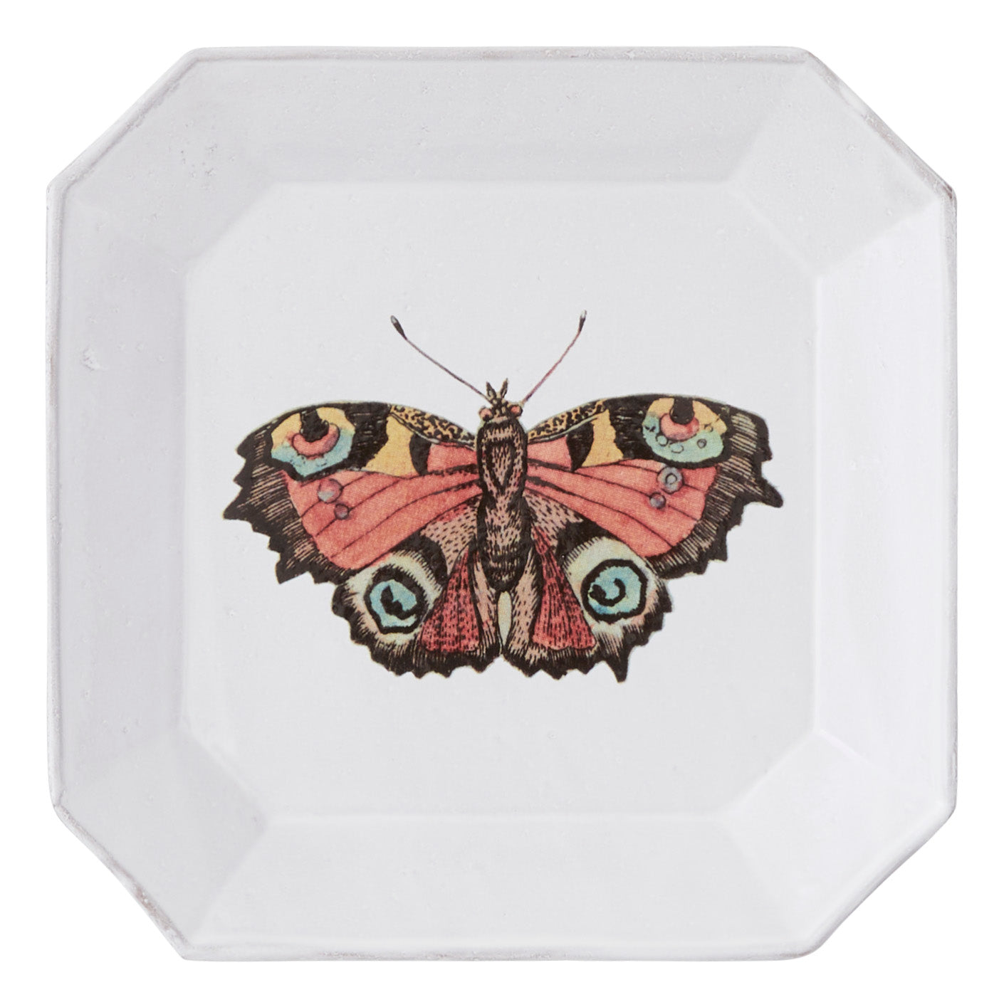 Jayson Home - Astier de Villatte x JD Red Butterfly Plate