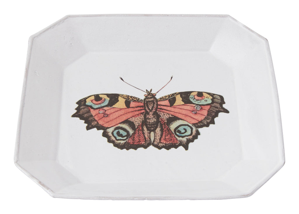 Jayson Home - Astier de Villatte x JD Red Butterfly Plate