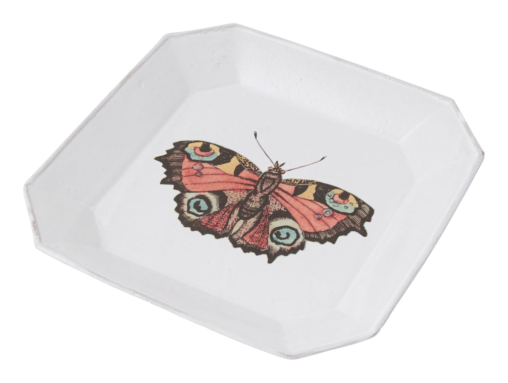 Jayson Home - Astier de Villatte x JD Red Butterfly Plate