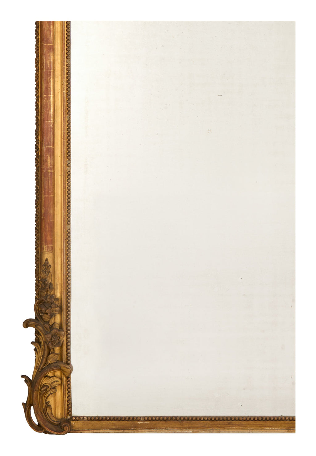 Jayson Home - Antique Louis Philippe Gilt Floor Mirror