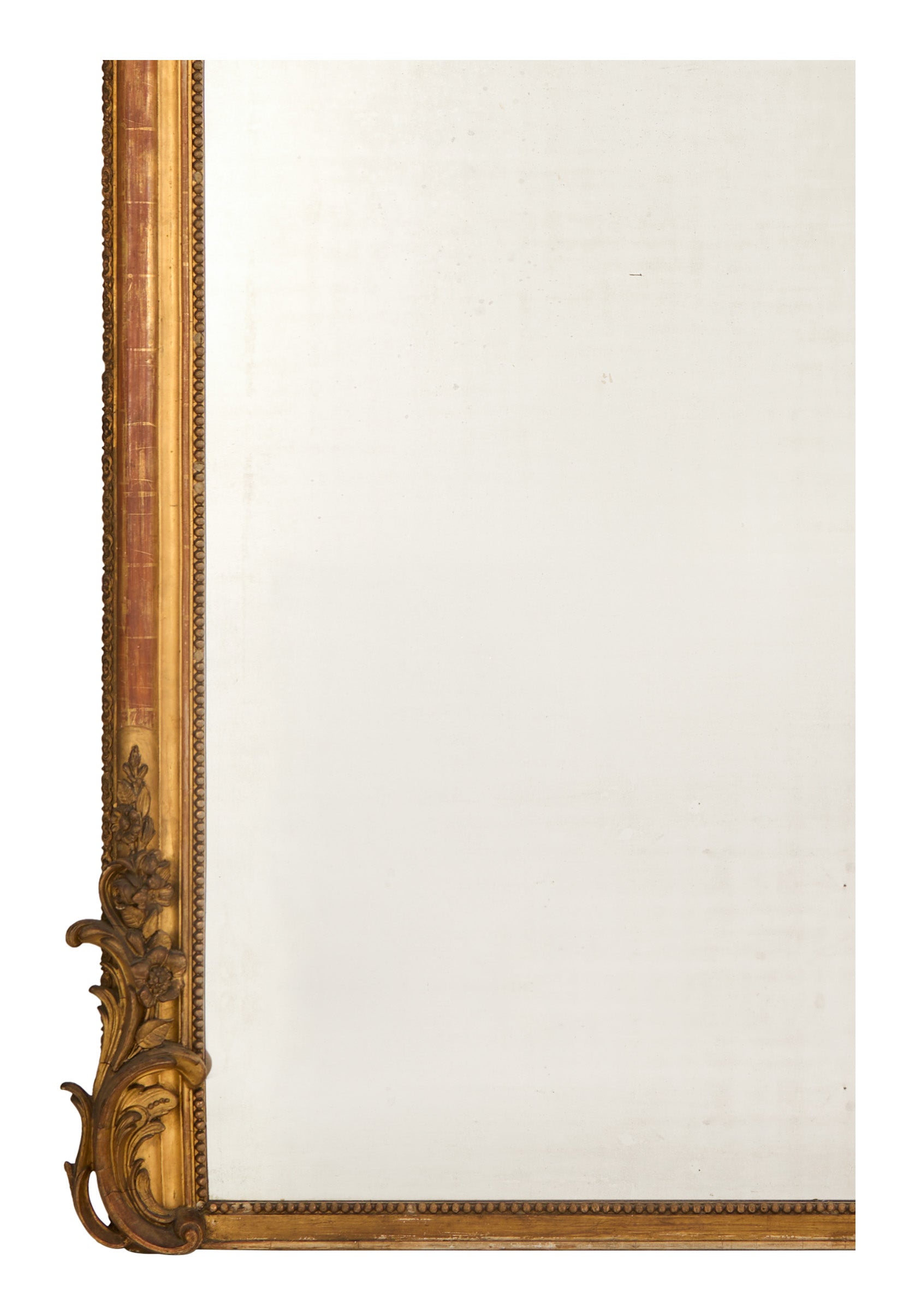 Jayson Home - Antique Louis Philippe Gilt Floor Mirror
