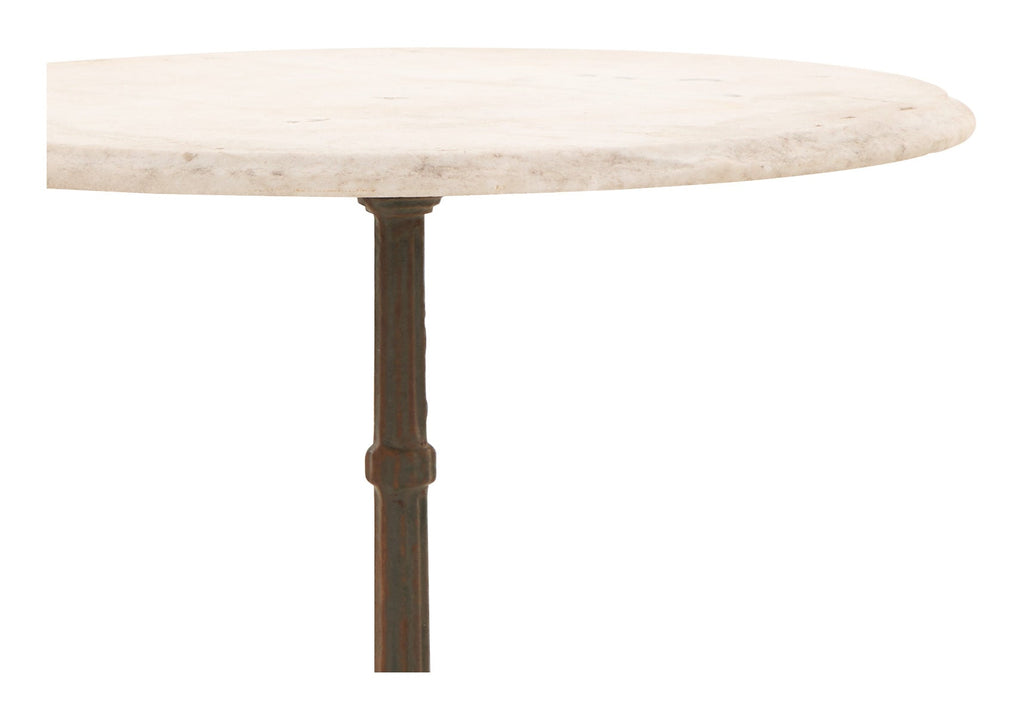 Jayson Home - Vintage Marble Top Bistro Table