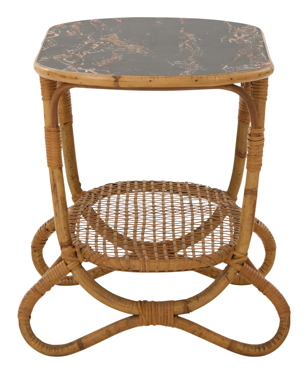 Jayson Home - Vintage Oval Rattan Table