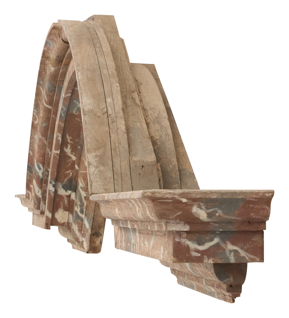 Jayson Home - Antique Trompe L'oeil Arch Marble Arch