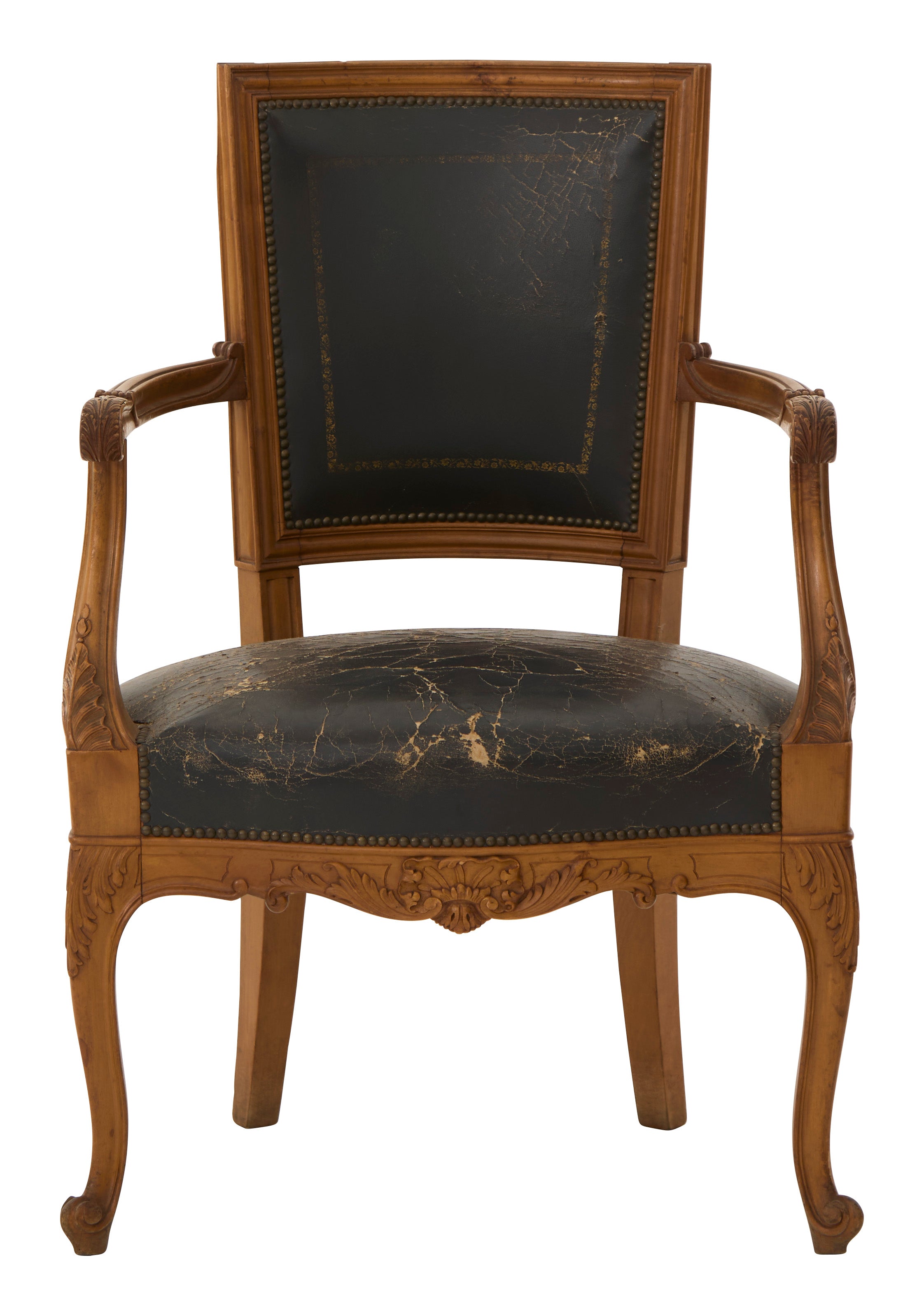 Jayson Home - Vintage Leather Armchair