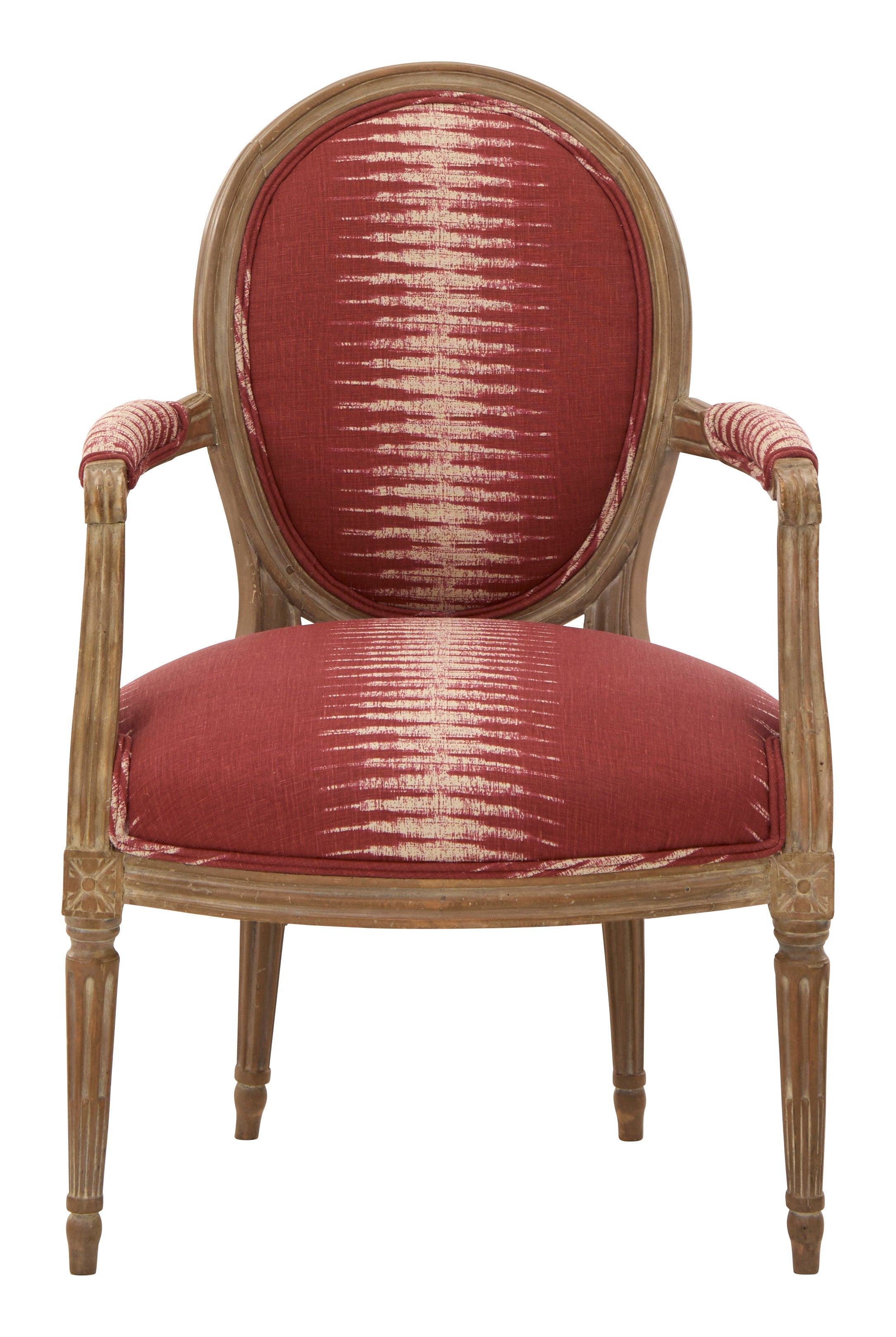 Jayson Home - Antique Louis XVI Ikat Armchair