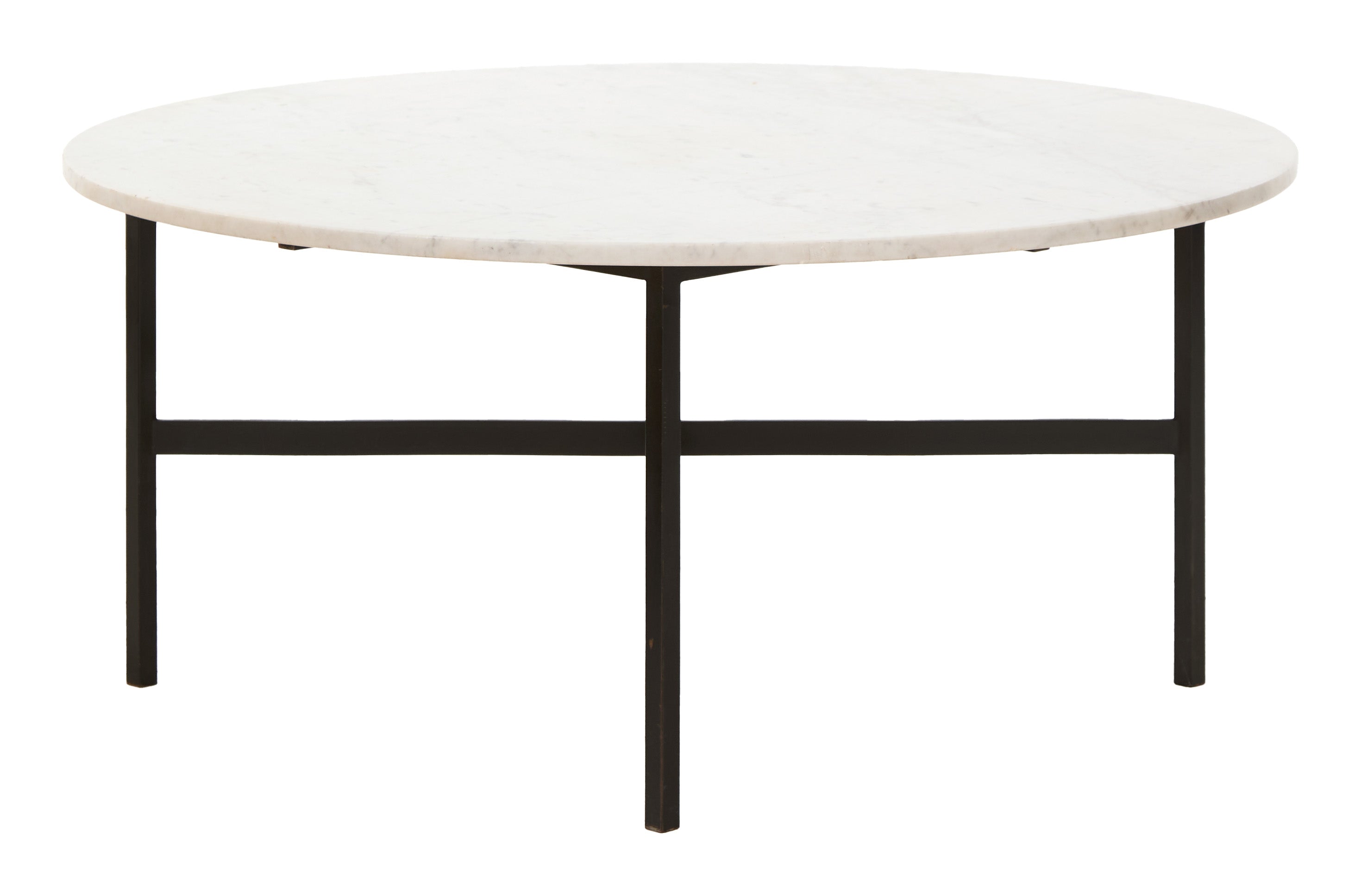 Jayson Home - Vintage Round Marble Top Coffee Table