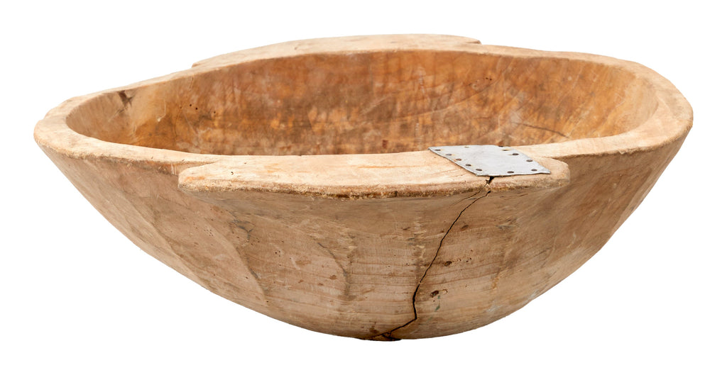 Jayson Home - Antique Wood Dough Bowl