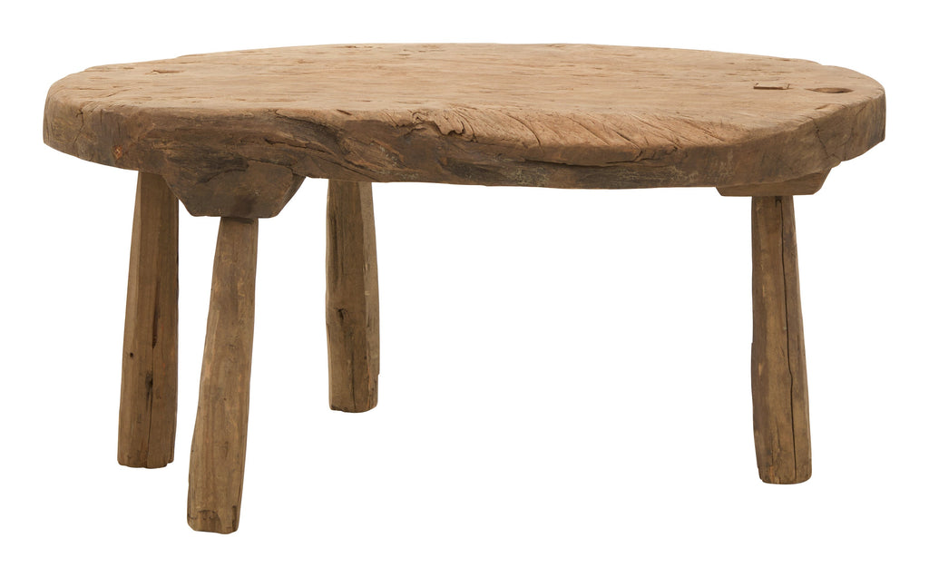 Jayson Home - Antique Brutalist Wood Table