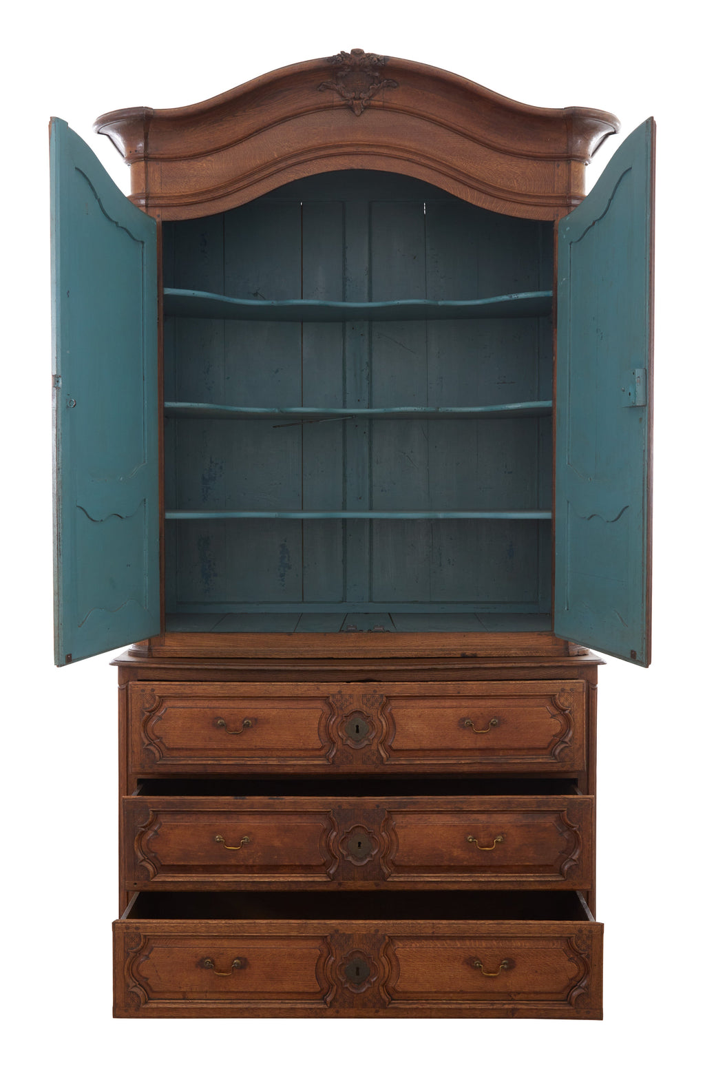 Jayson Home - Antique Oak Breakfront