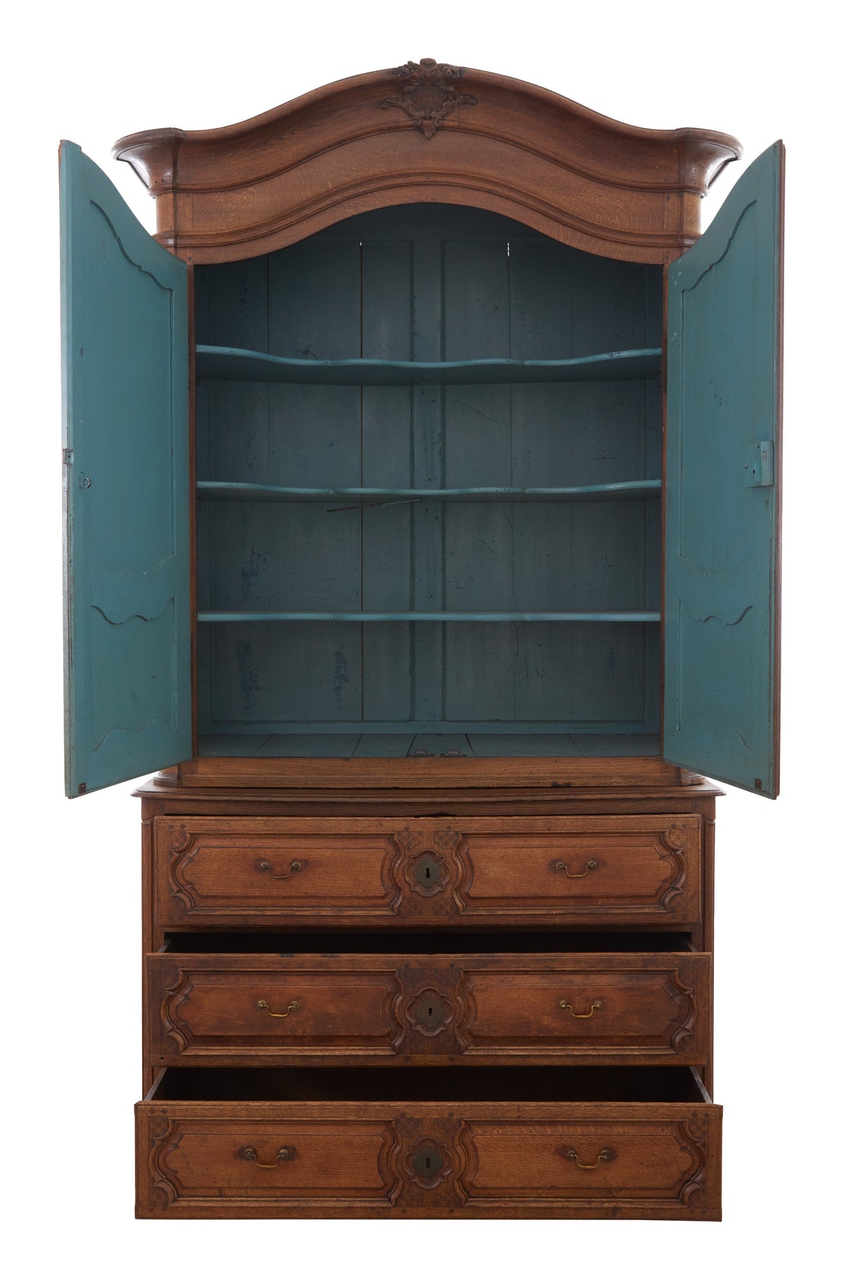 Jayson Home - Antique Oak Breakfront