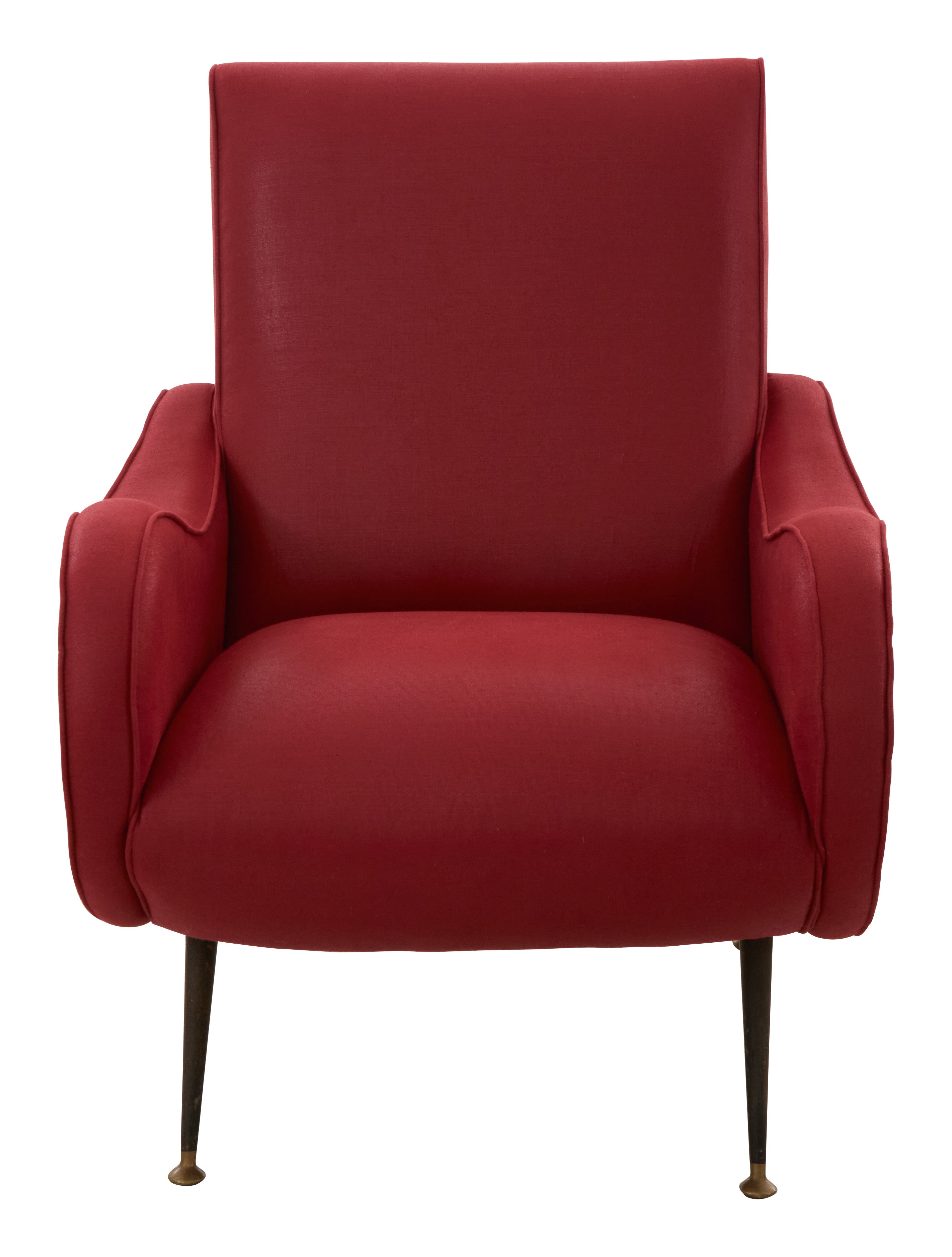Jayson Home - Vintage Red Italian Lounge Chair