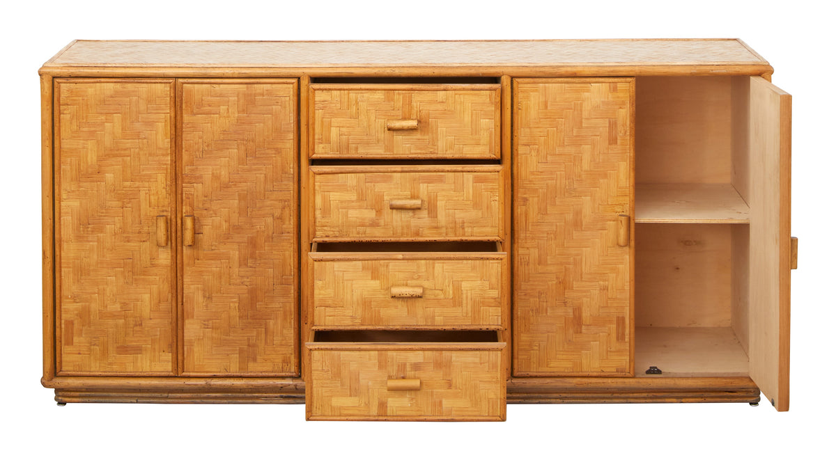 Jayson Home - Vintage Rattan Sideboard
