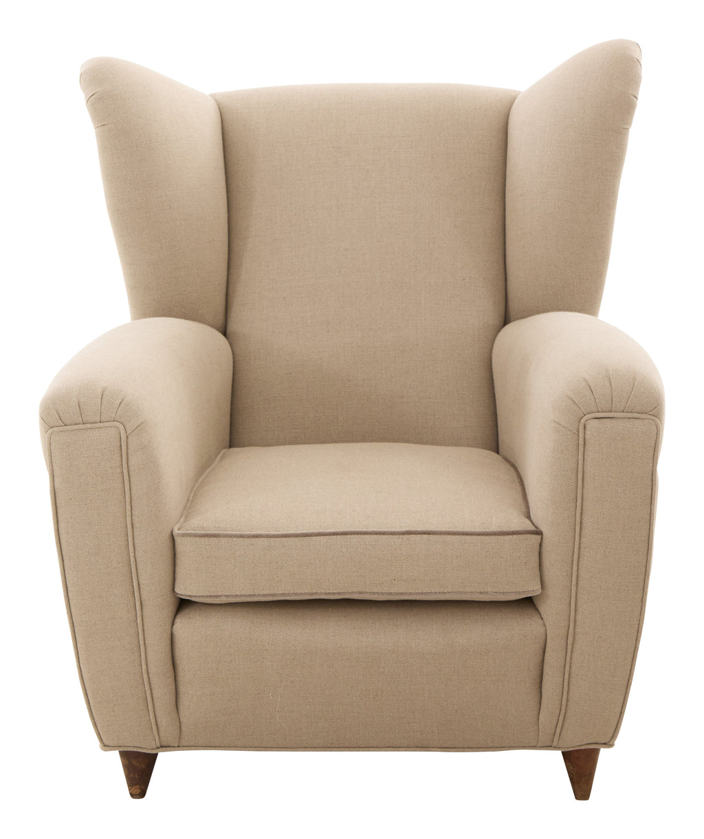 Jayson Home - Vintage Linen Wingback Chair