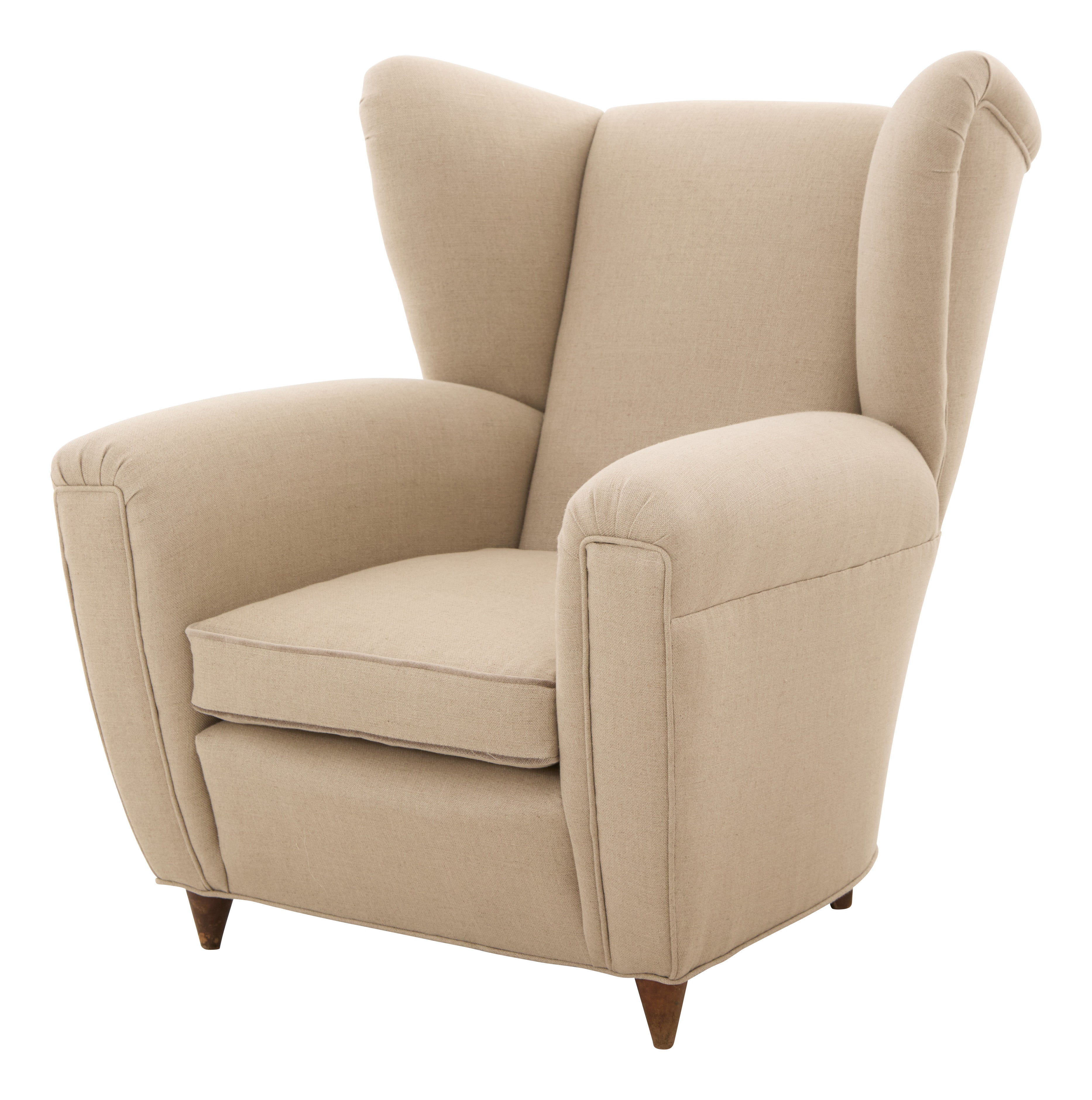Jayson Home - Vintage Linen Wingback Chair