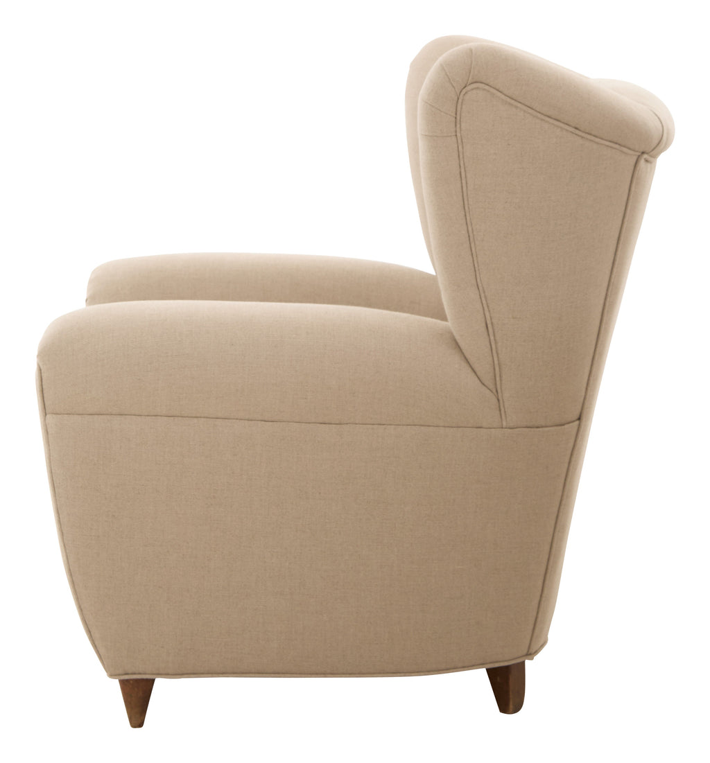 Jayson Home - Vintage Linen Wingback Chair