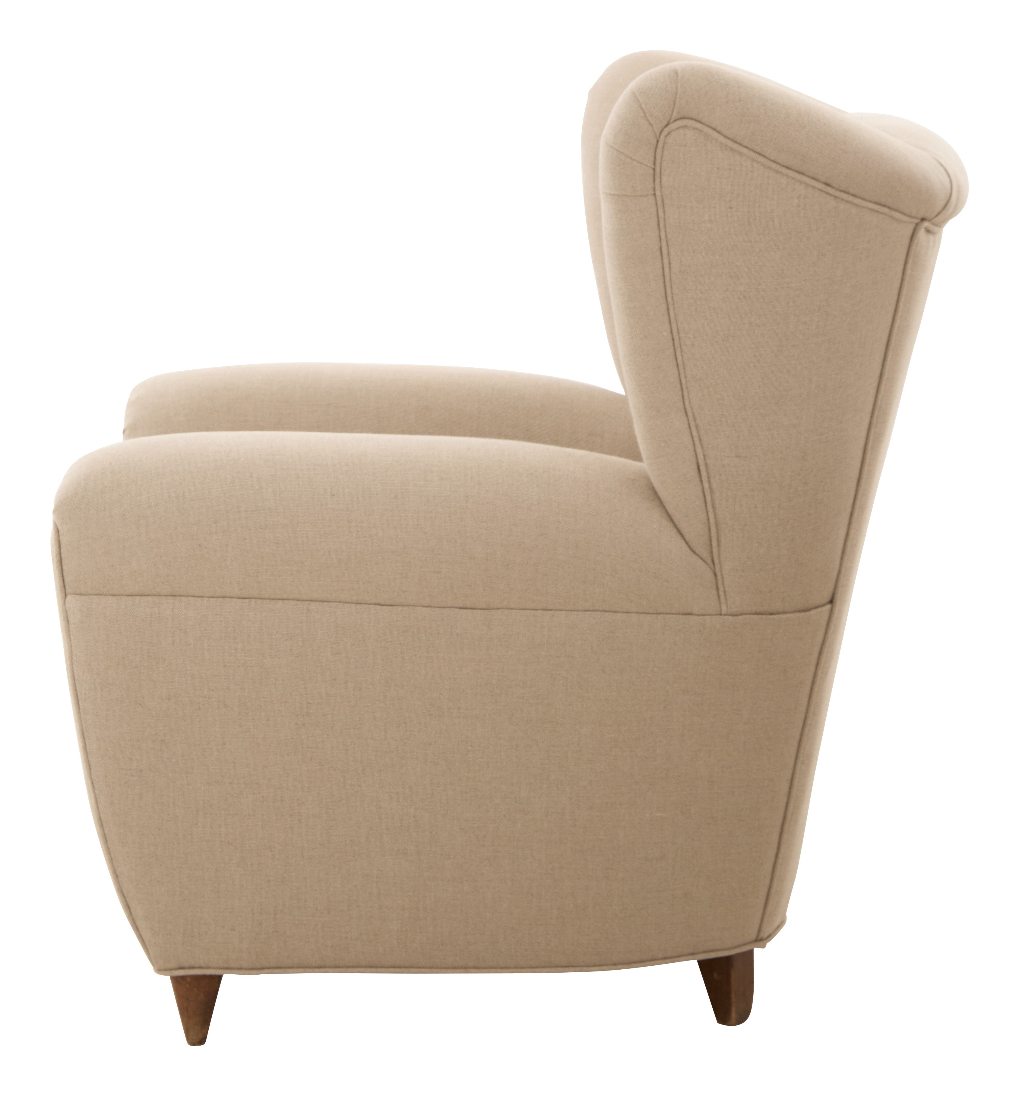 Jayson Home - Vintage Linen Wingback Chair