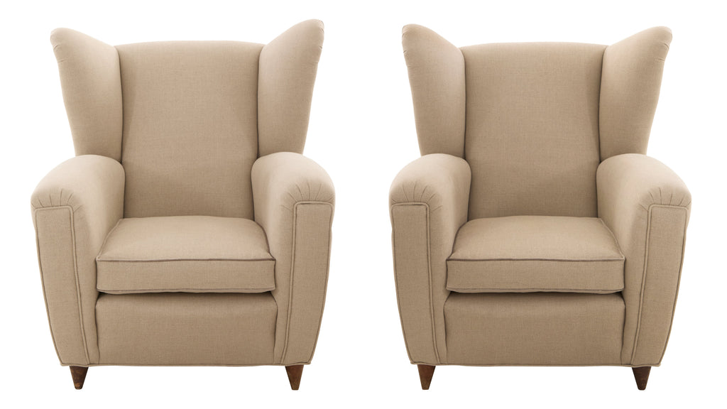 Jayson Home - Vintage Linen Wingback Chair