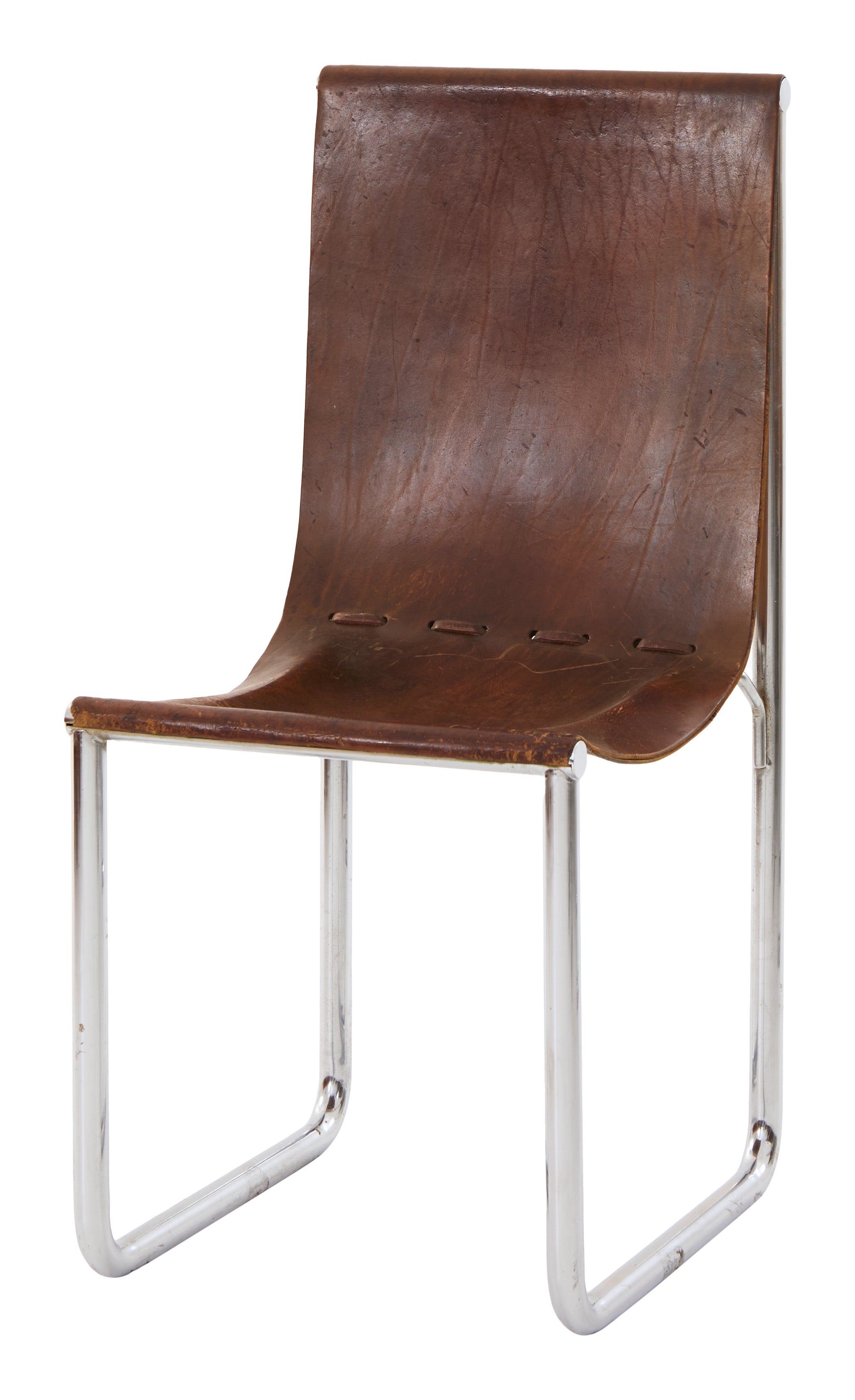 Jayson Home - Vintage Leather Sling Dining Chair