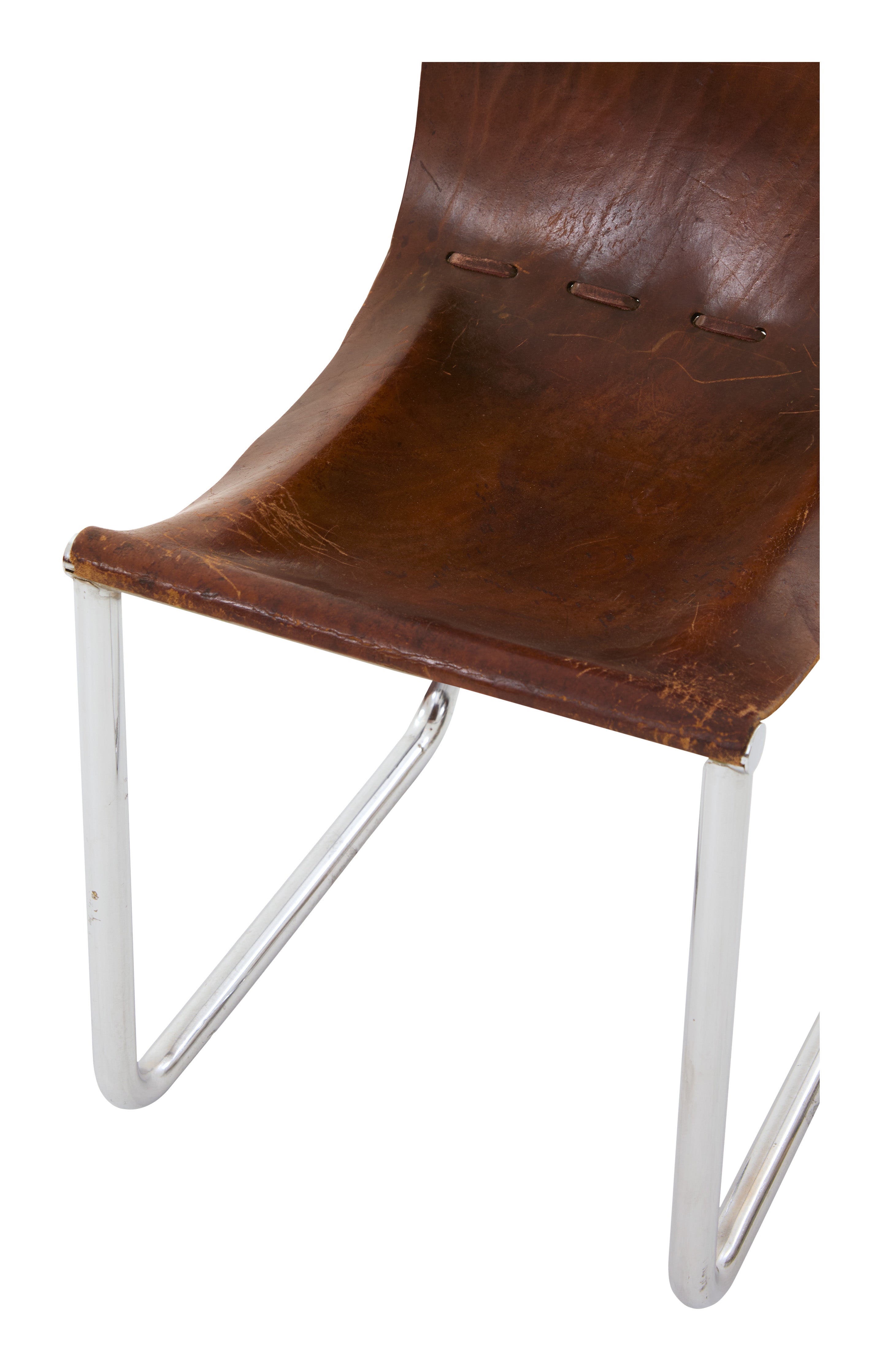 Jayson Home - Vintage Leather Sling Dining Chair