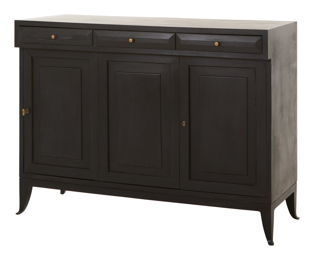Jayson Home - Vintage Black Italian Credenza
