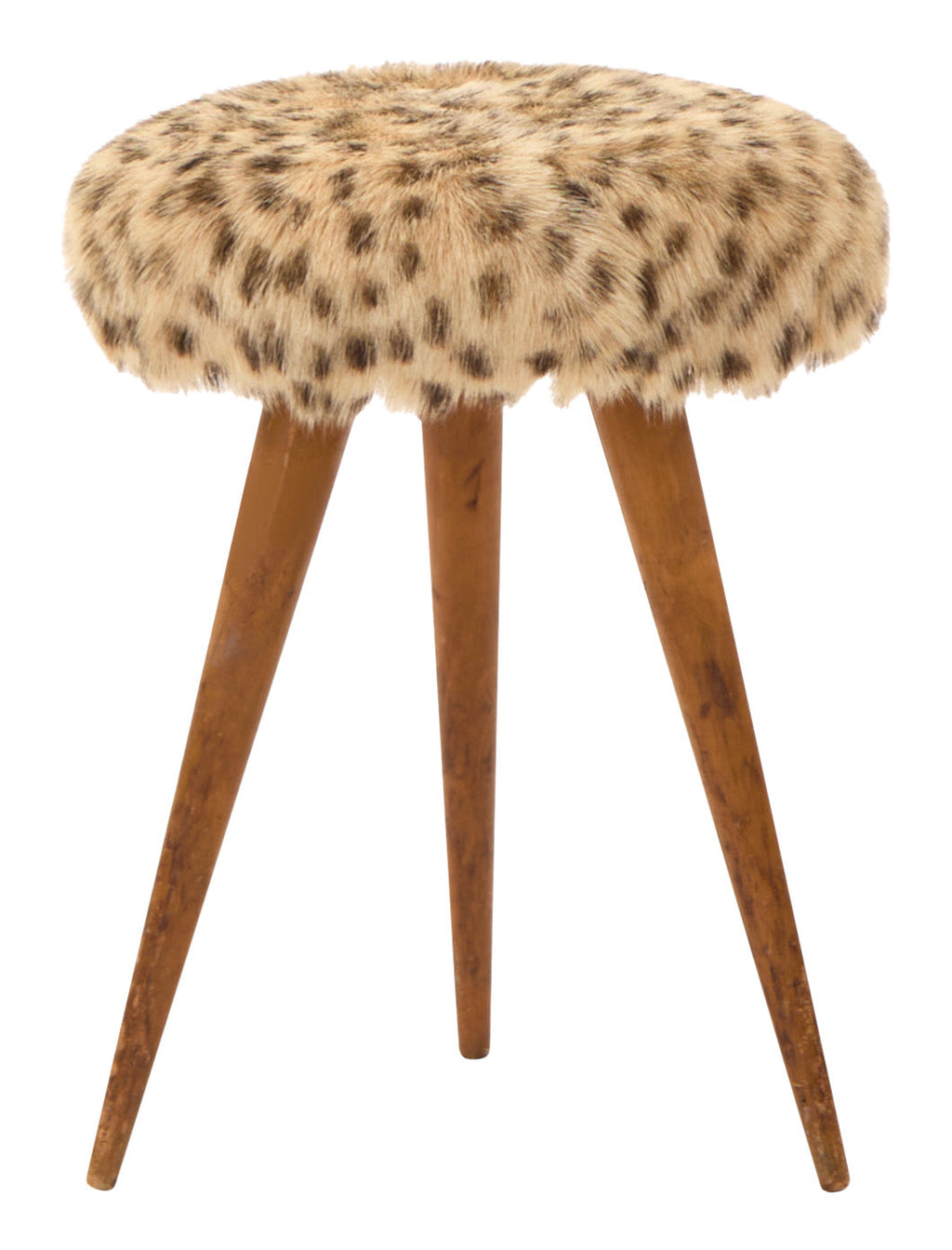 Jayson Home - Vintage Spotted Hide Stool
