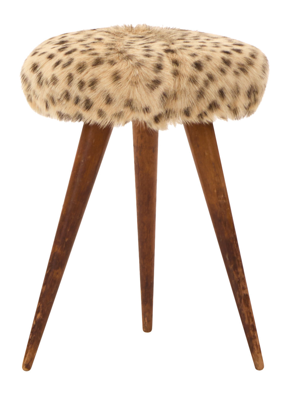 Jayson Home - Vintage Spotted Hide Stool