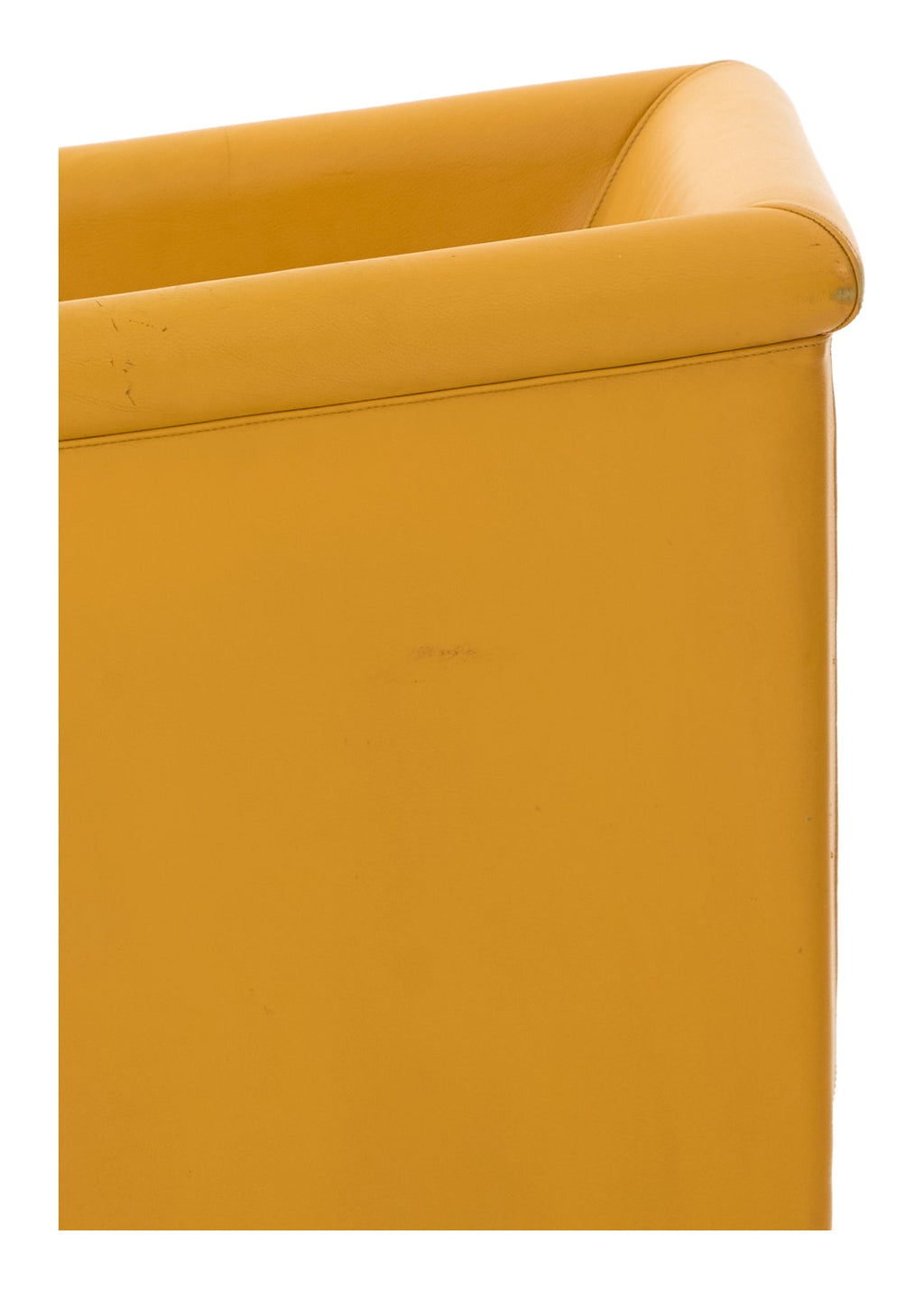 Jayson Home - Vintage Yellow Leather Chair
