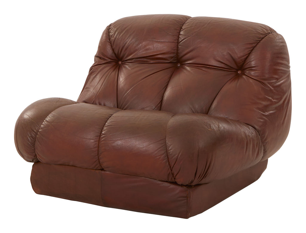 Jayson Home - Vintage Leather Lounge Chair