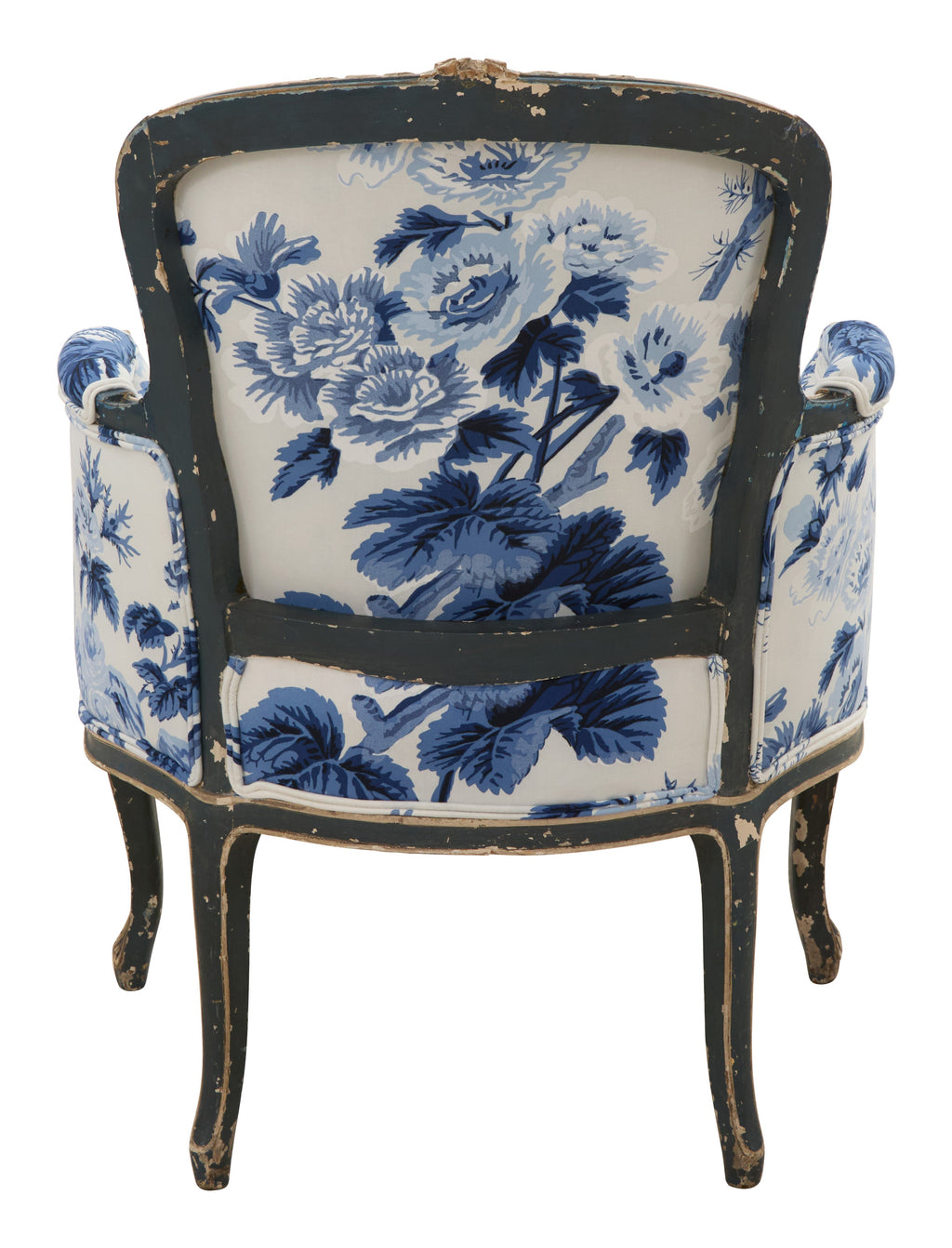 Jayson Home - Antique Louis XV Blue Chair