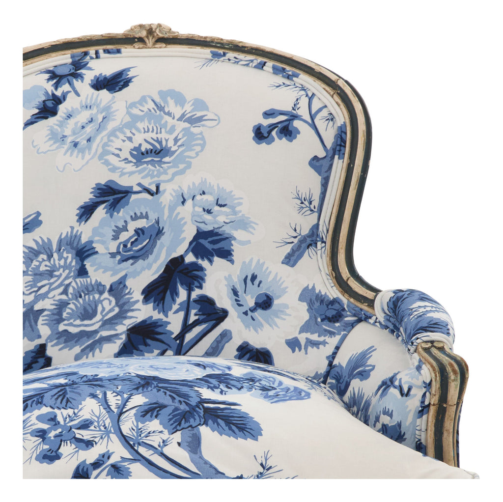 Jayson Home - Antique Louis XV Blue Chair