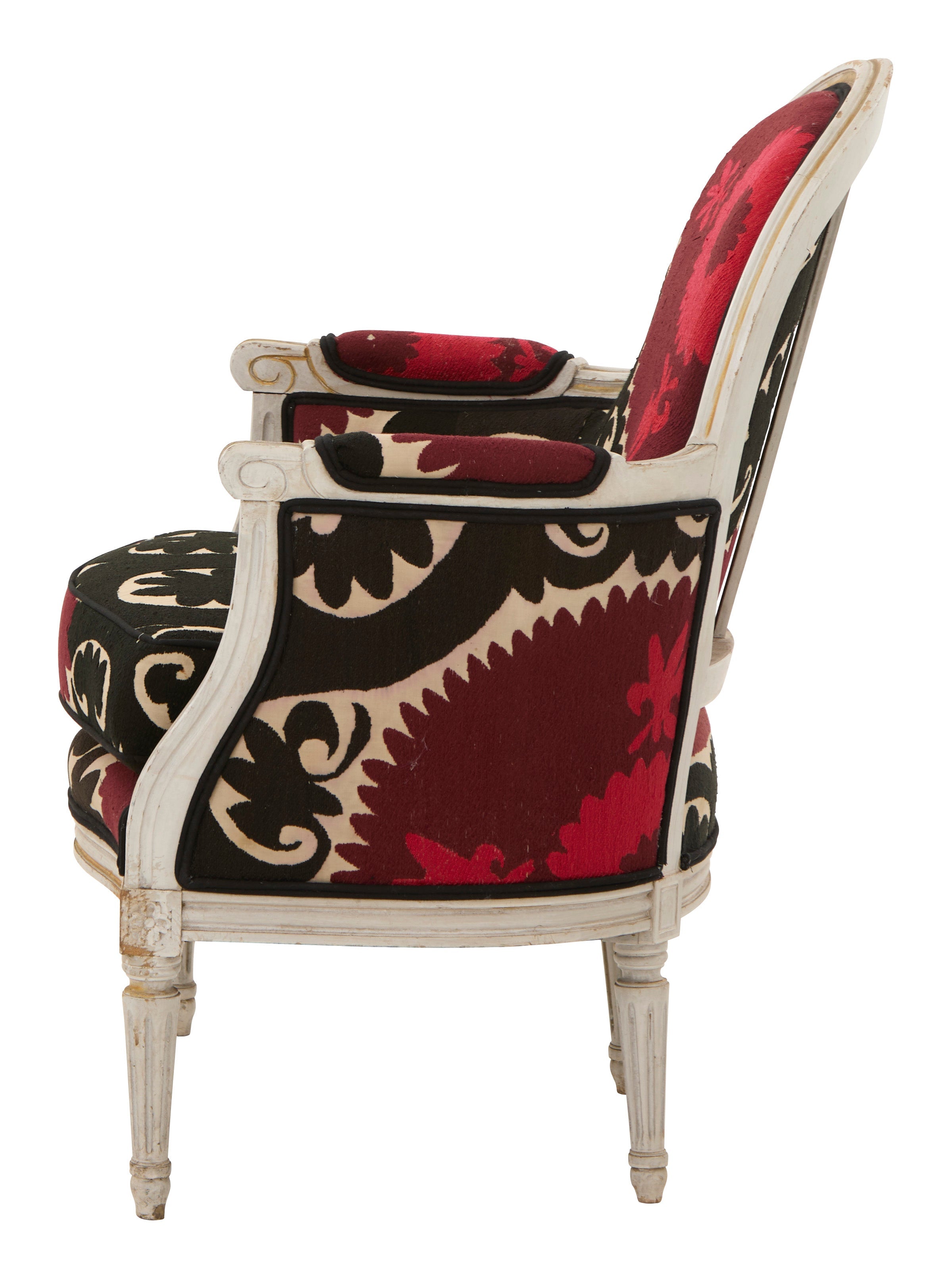 Jayson Home - Antique Louis XVI Bergere Suzani Chair