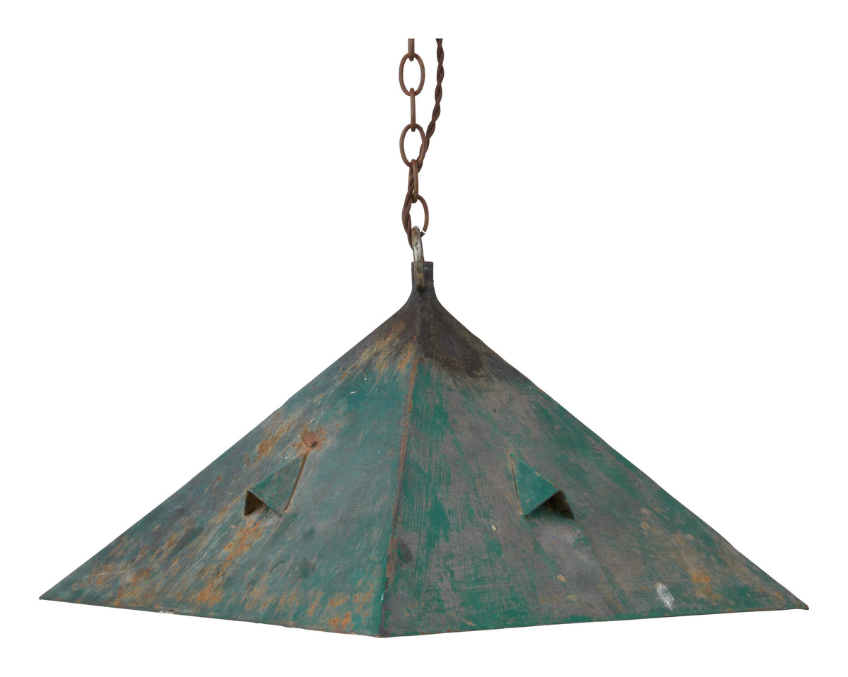 Jayson Home - Vintage Brutalist Metal Pendant