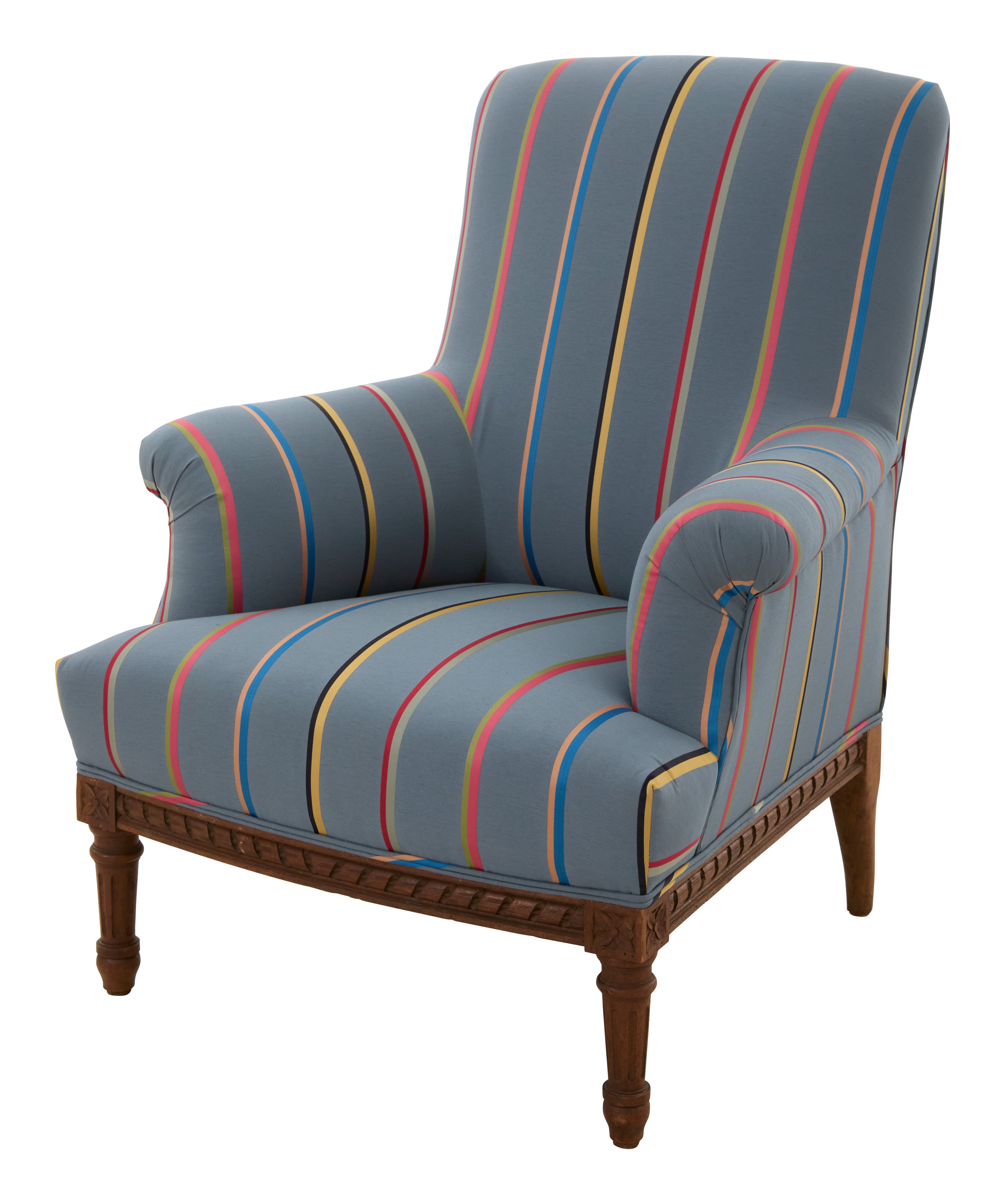 Jayson Home - Antique Louis XVI Stripe Chair