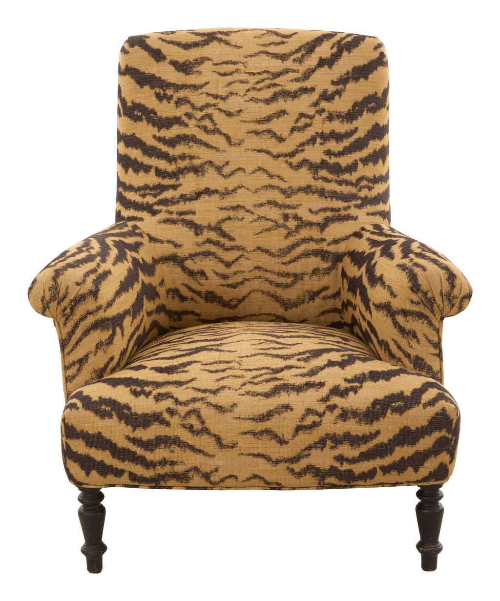 Jayson Home - Antique Napoleon III Tiger Chair