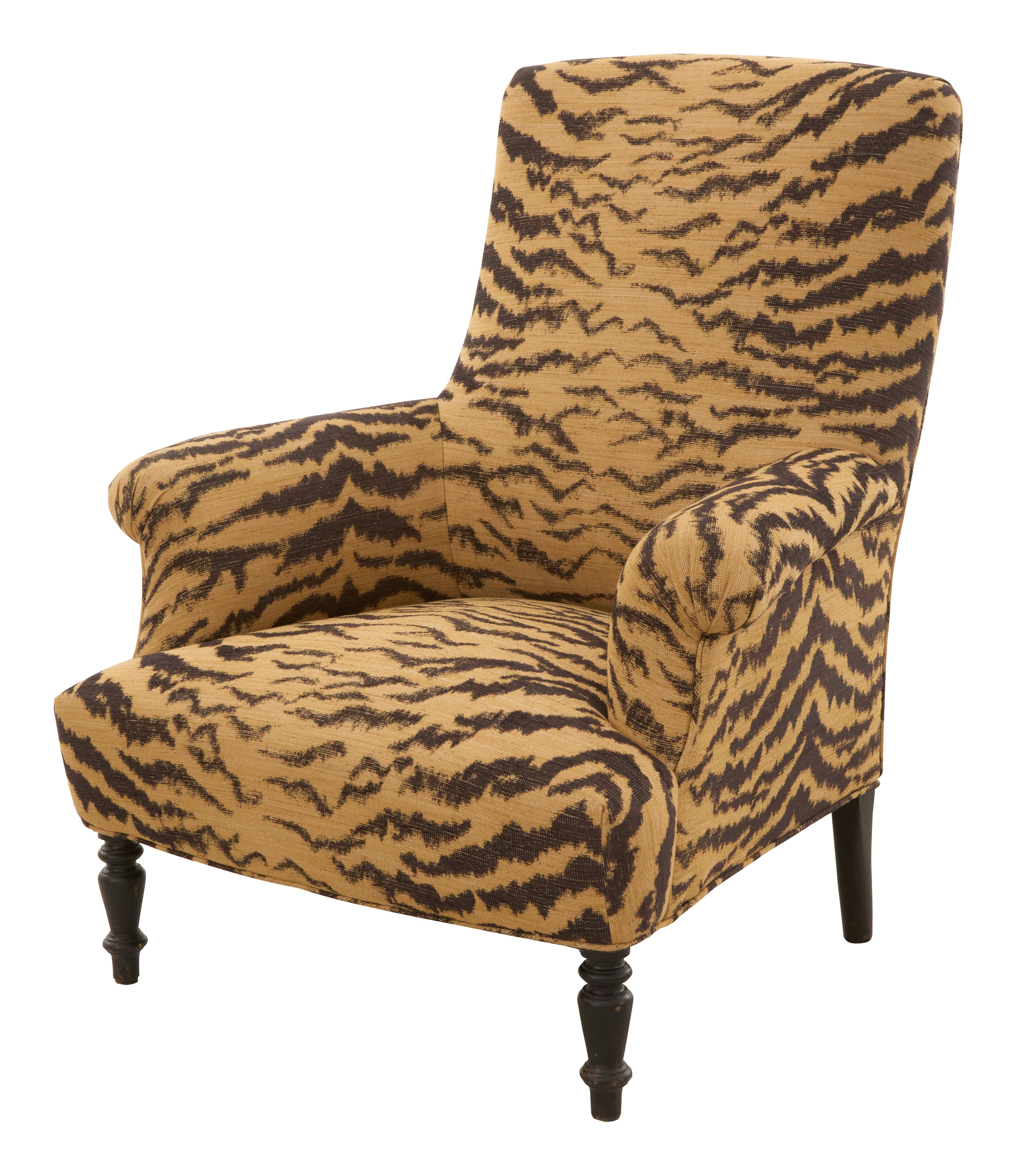 Jayson Home - Antique Napoleon III Tiger Chair