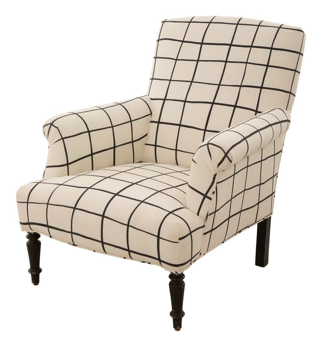 Jayson Home - Antique Napoleon III Windowpane Chair