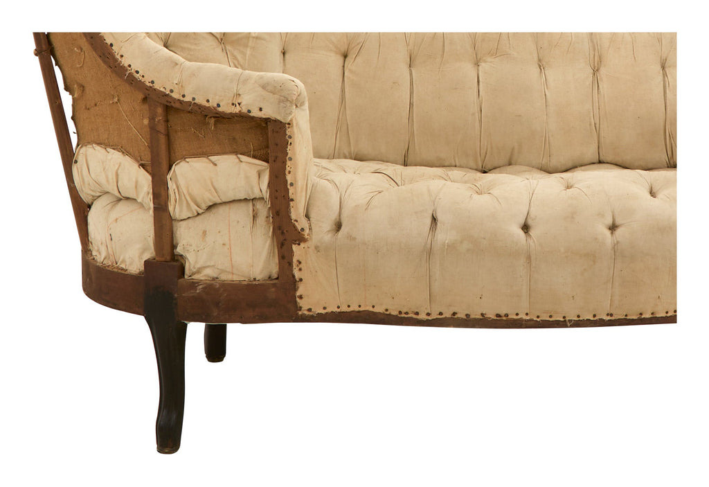 Jayson Home - Antique Unupholstered Tufted Chaise Lounge