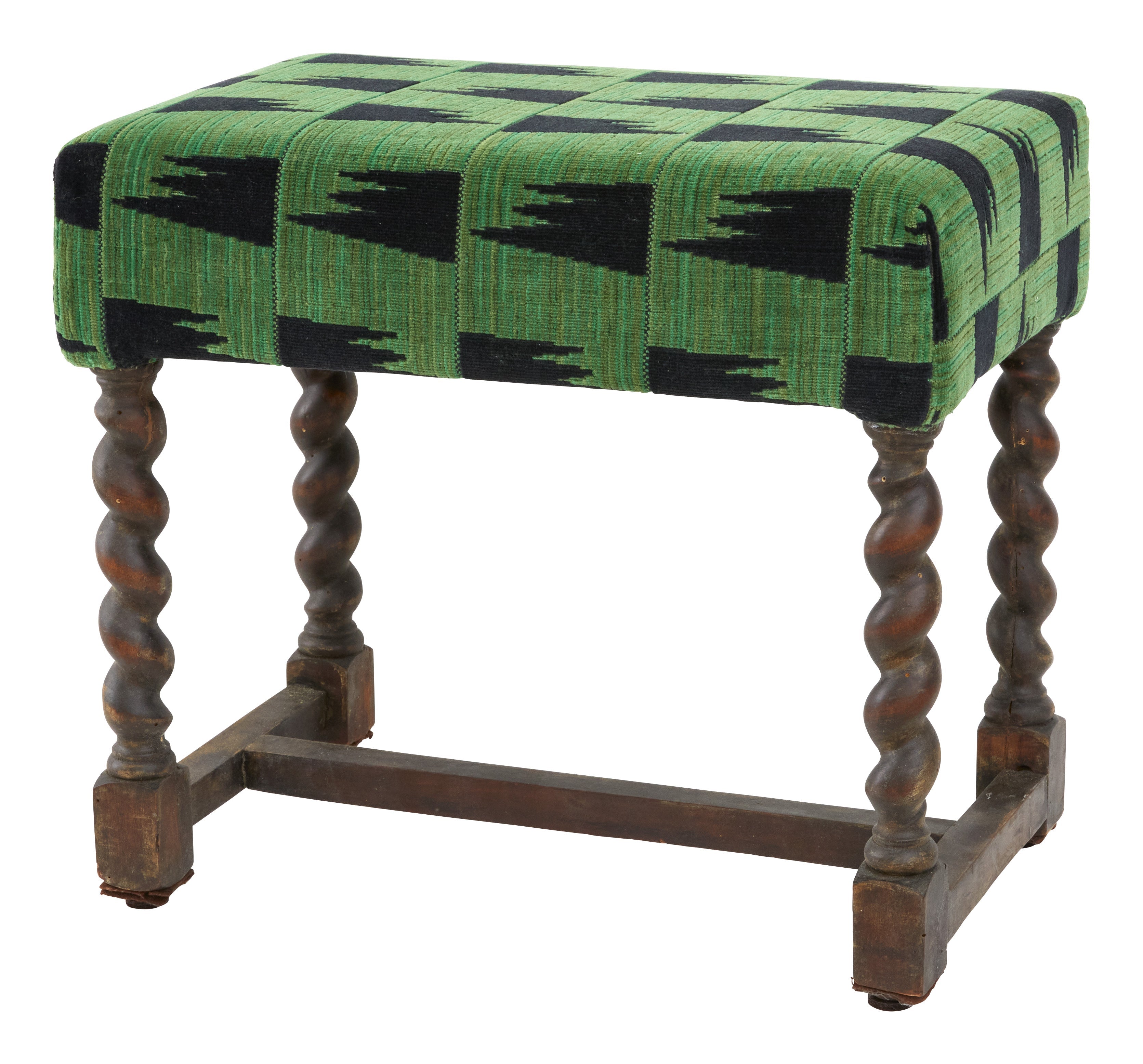 Jayson Home - Antique Louis XIII Barley Twist Stool