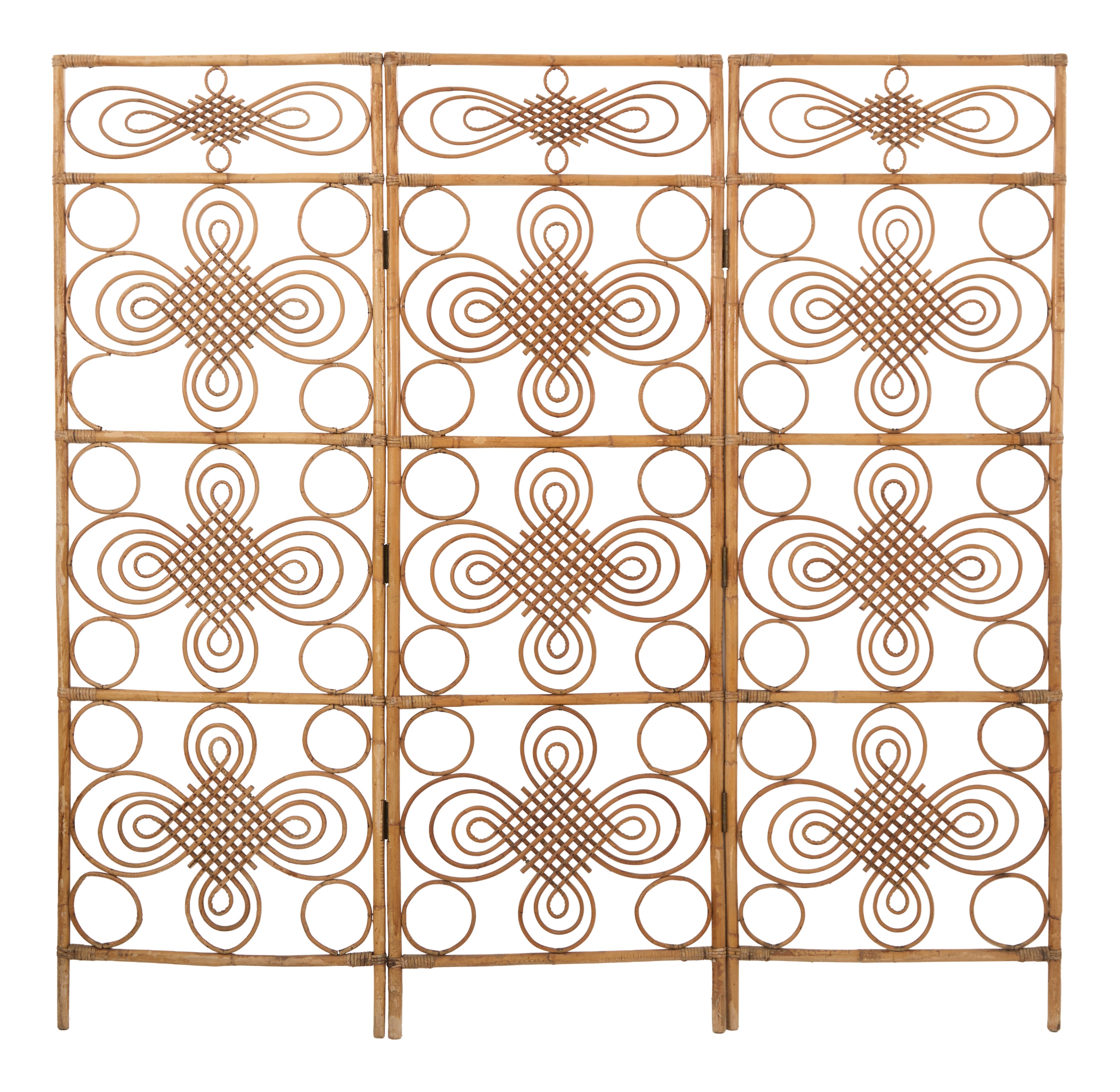 Jayson Home - Vintage Rattan Folding Screen