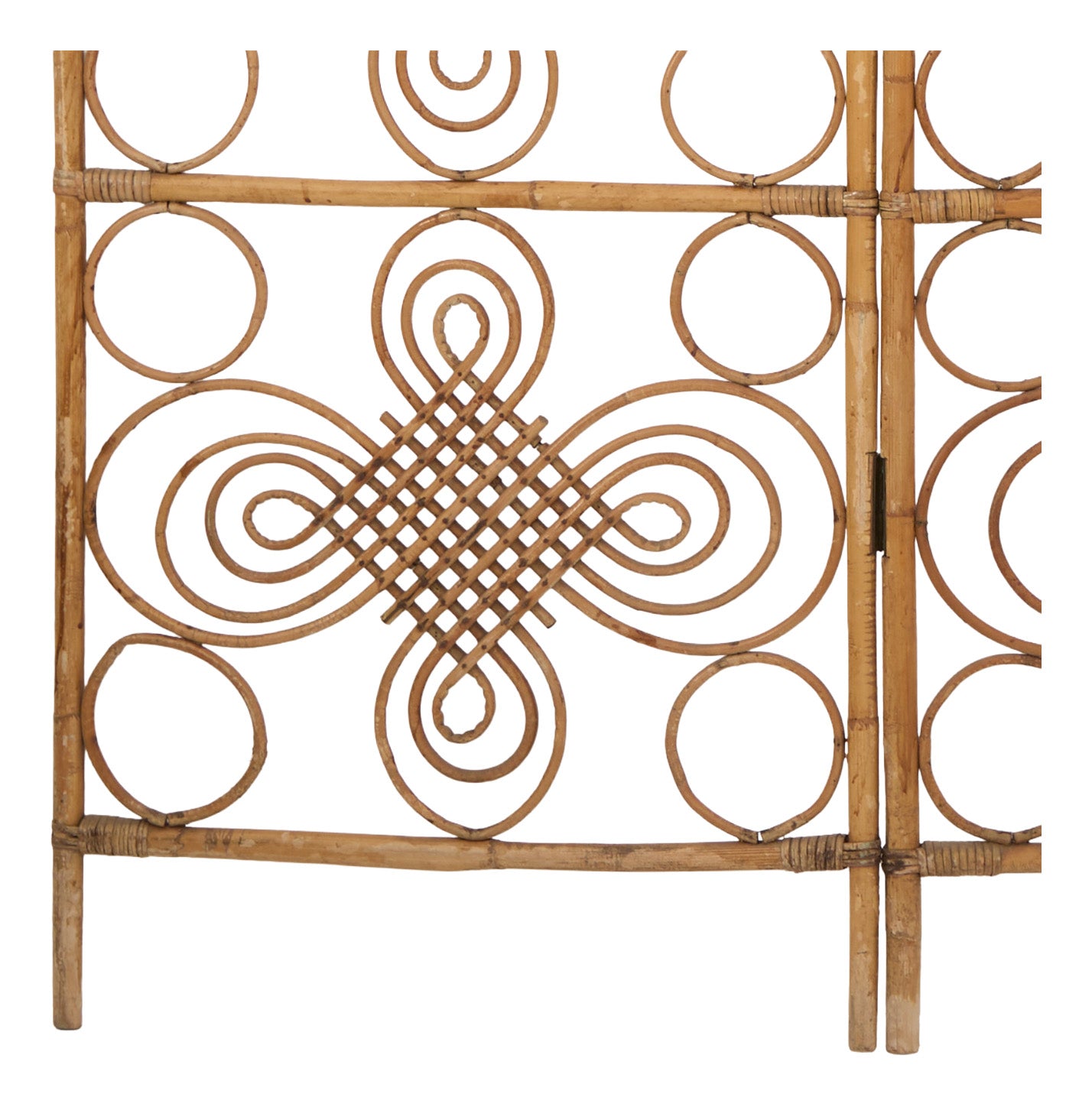 Jayson Home - Vintage Rattan Folding Screen