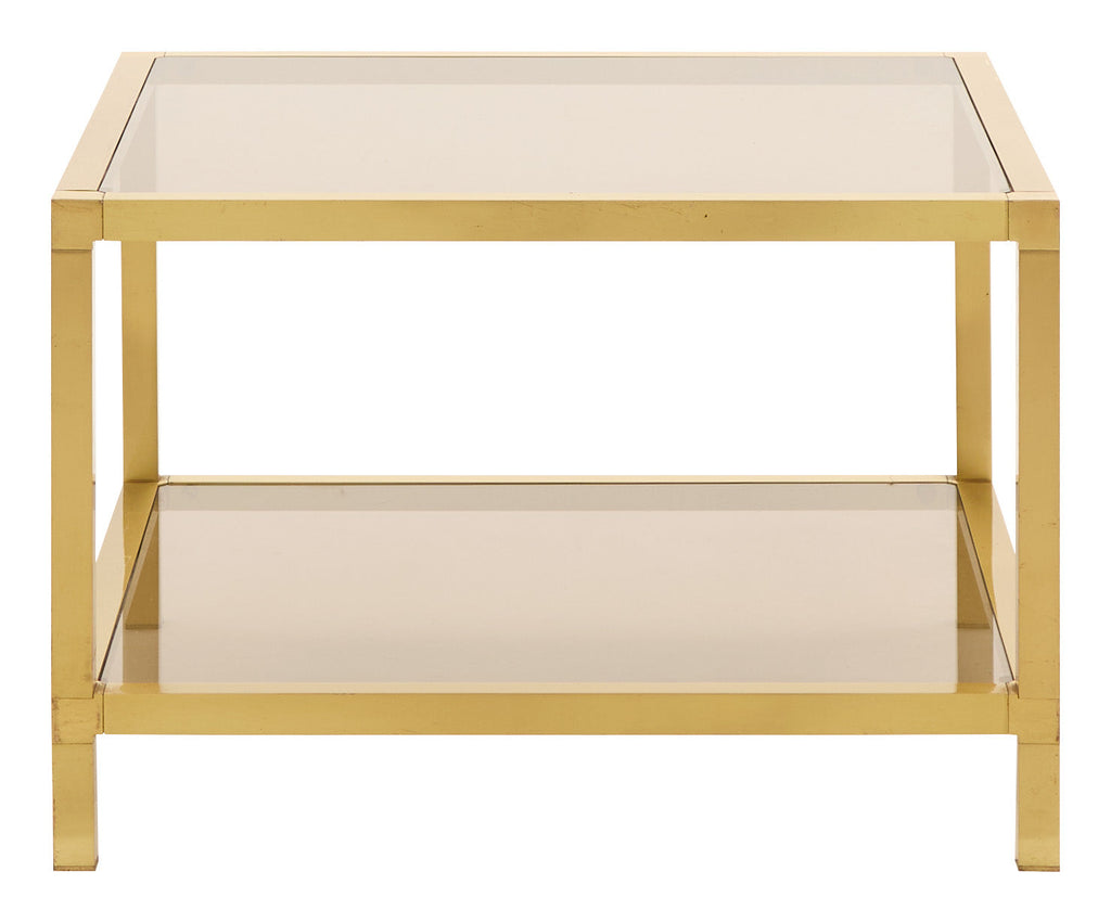 Jayson Home - Vintage Square Brass Coffee Table