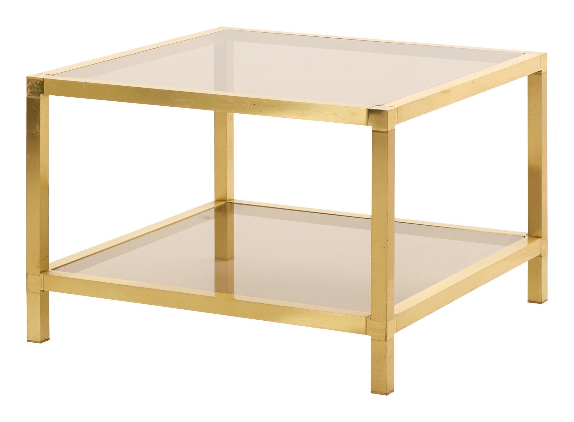 Jayson Home - Vintage Square Brass Coffee Table